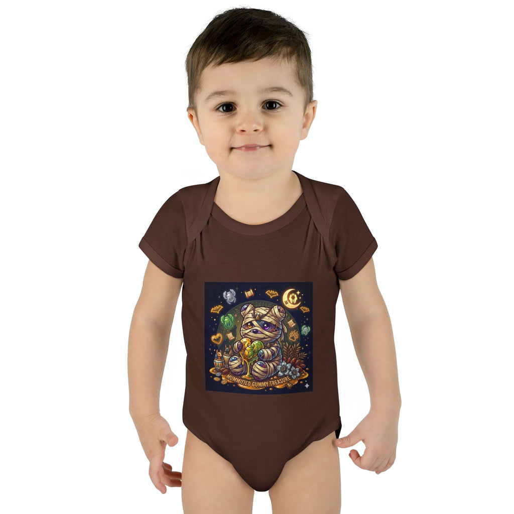Infant Bodysuit - Cute Gooey Mummy Bear Halloween