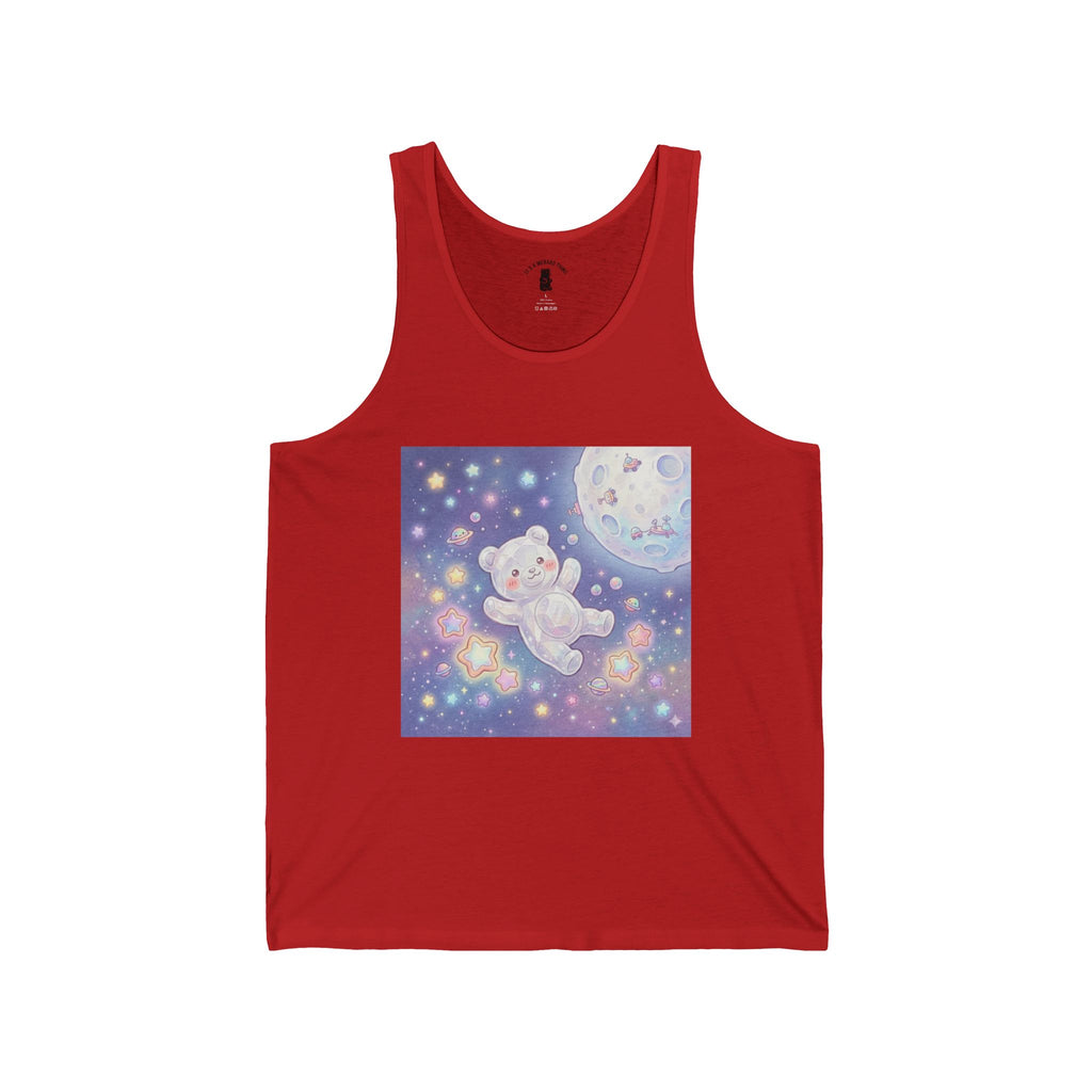 Take Me to The Moon, White Crystal Gooey Gummy Bear —Graphic Tank
