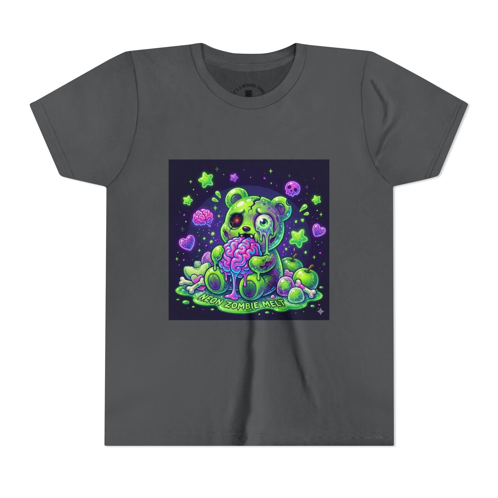 Neon Zombie Gooey Gummy Bear Graphic Tee