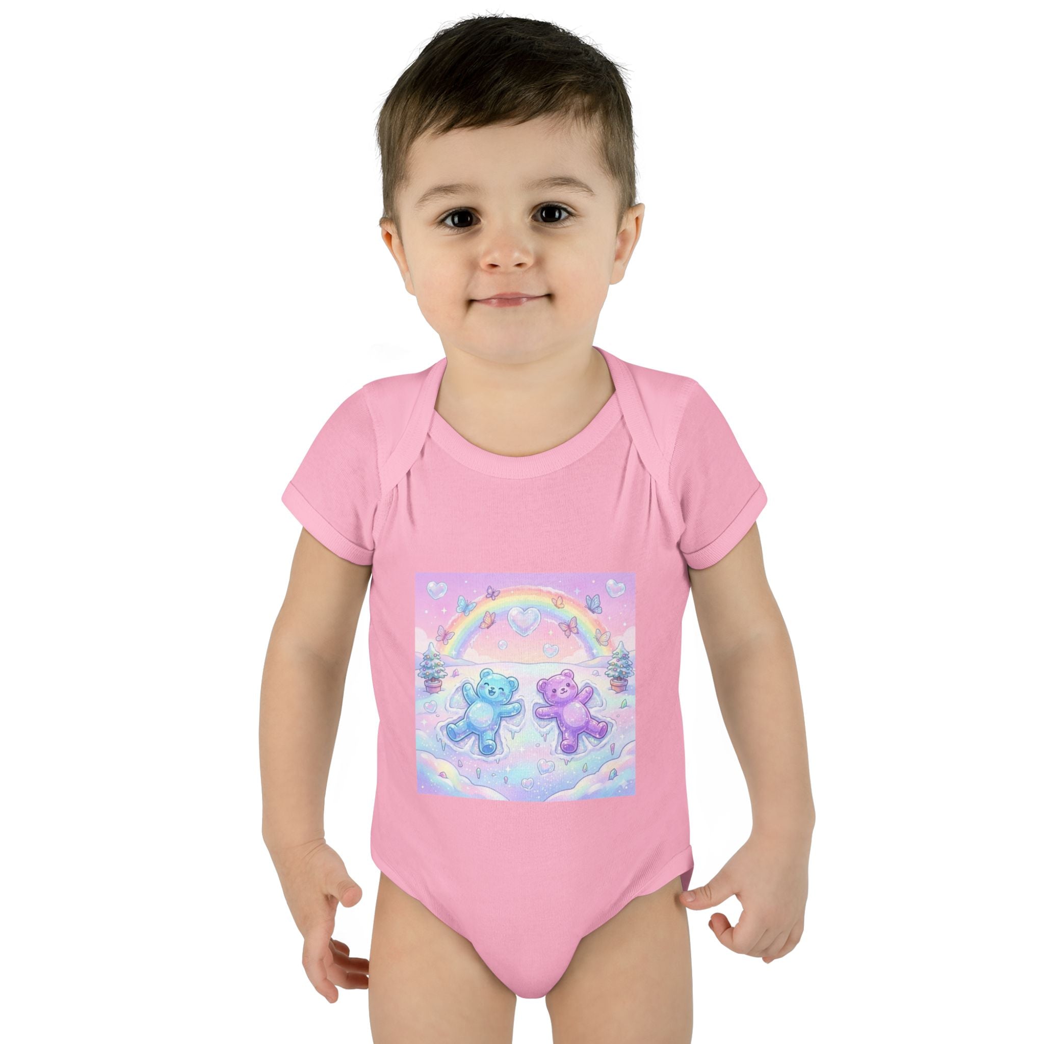 Twin Snow Angel Gooey Gummy Bears Infant Bodysuit — Cute Baby Onesie