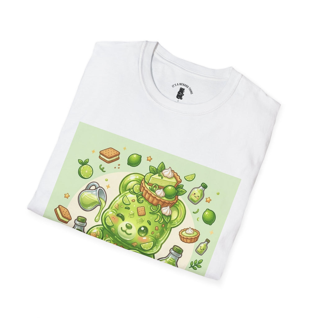 Keylime cream Pie, Exotic Gooey Gummy Bear — Kawaii Illustration T-Shirt