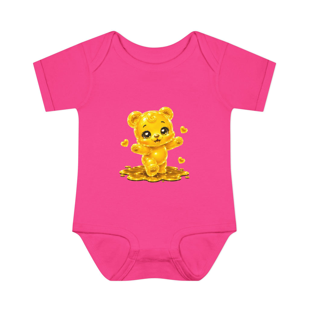 Baby Golden Oozy Gummy Bears First Steps, Cutie Addition- Graphic Onesie