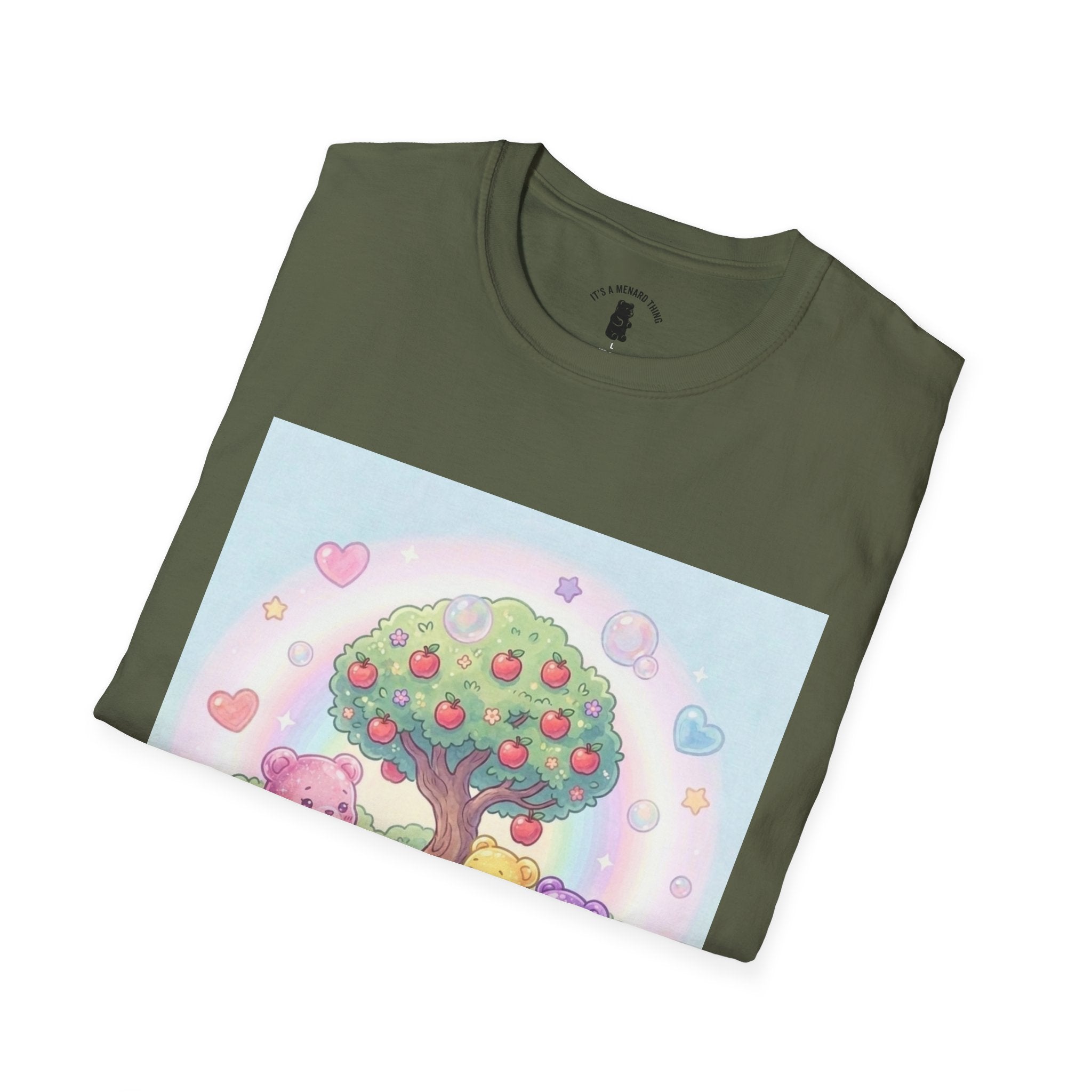 Story time with Friends, Gooey Gummy Bears— Kawaii Graphic T-Shirt