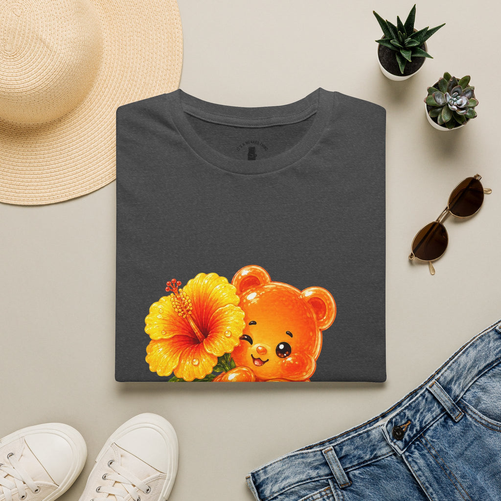 Hello Hibiscus, Orange Oozy Bear Gummy Friend Special Flower Addition- Grap