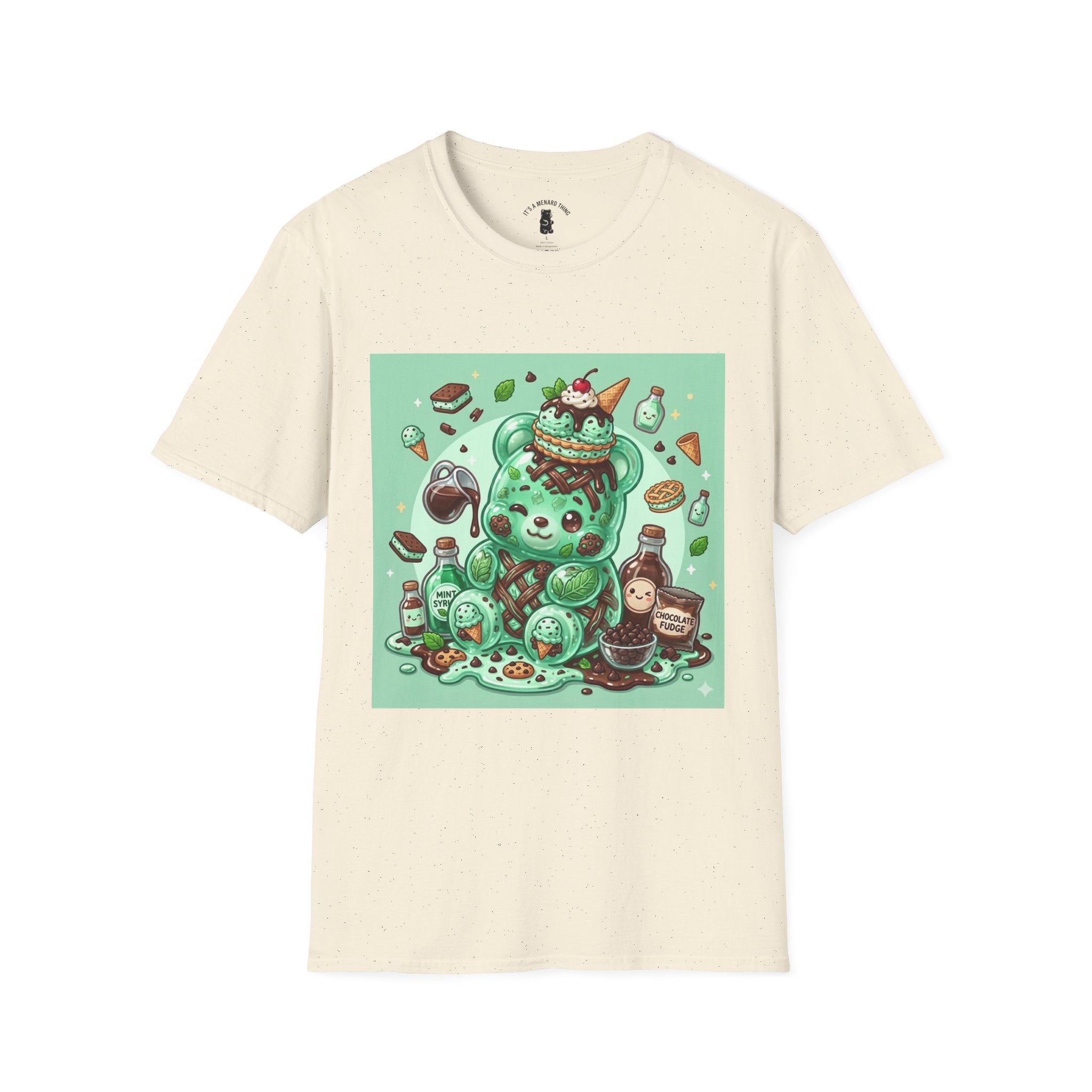 Mint Chip Ice Cream, Exotic Gooey Gummy Bear — Kawaii Graphic Tee