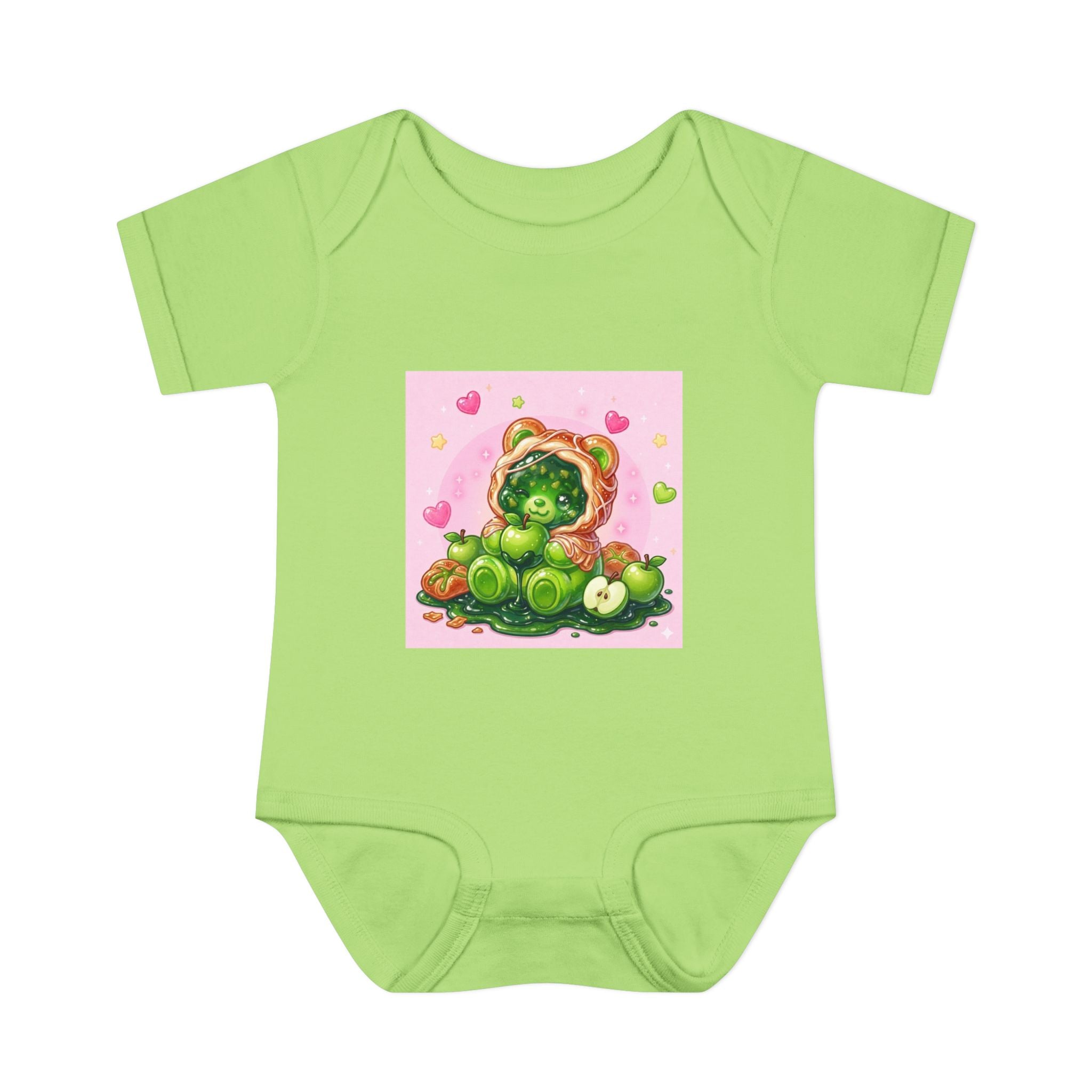 Green Apple Danish Gooey Gummy Bear in Puff PJs