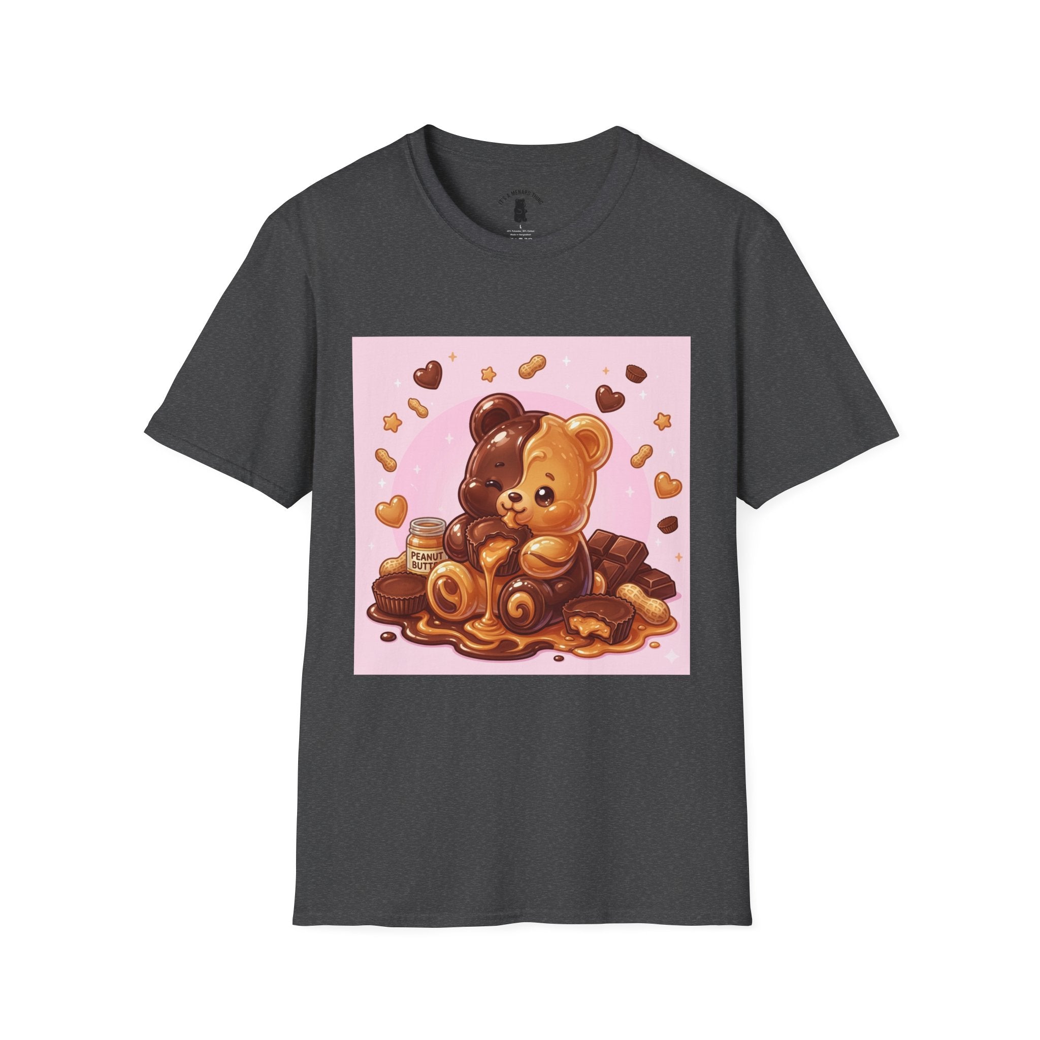 Chocolate & Peanut Butter Gooey Gummy Bear — Cute Graphic Tee