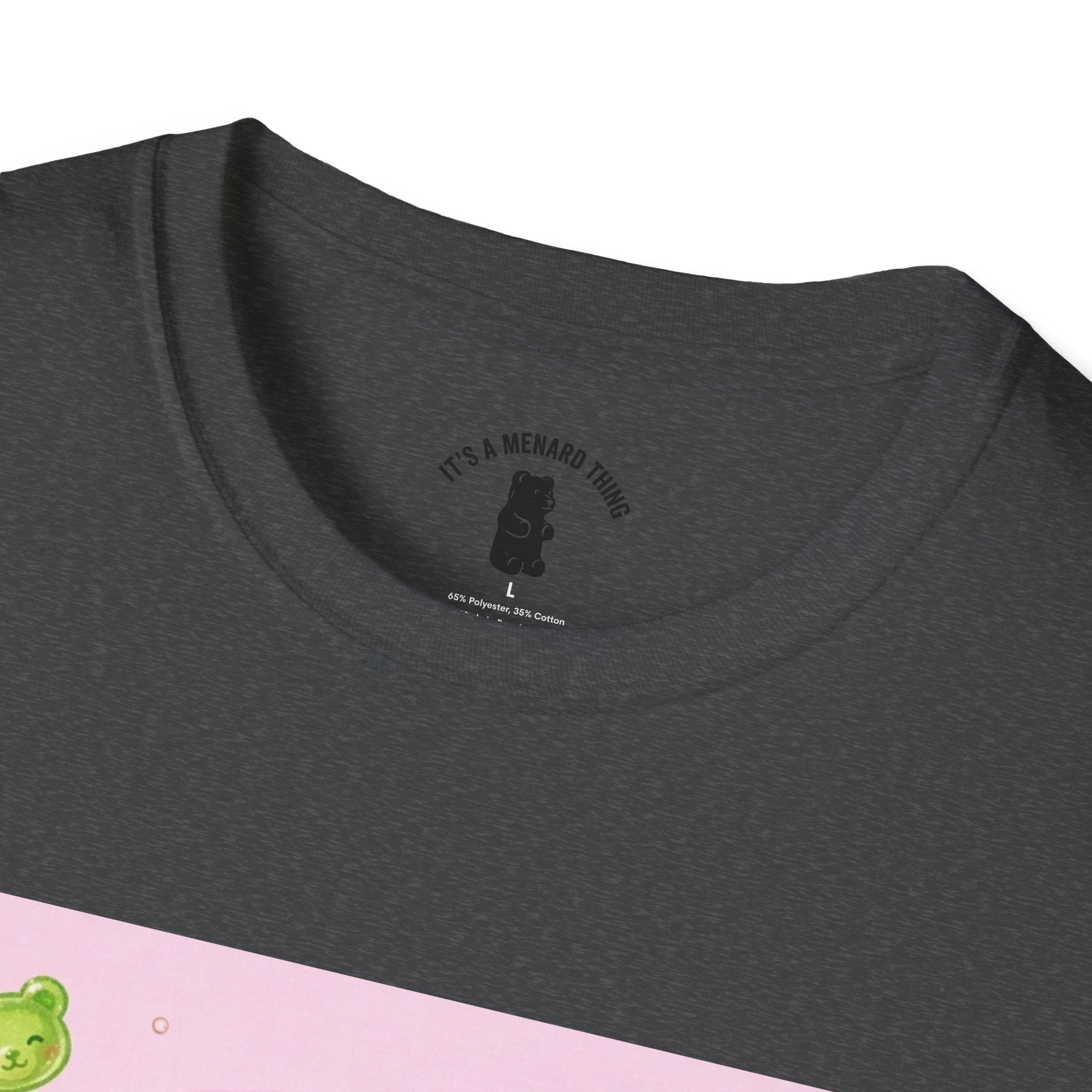Lime Green Smooth Margaritta Boozy Gooey Gummy Bear- Kawaii Graphic T-Shirt
