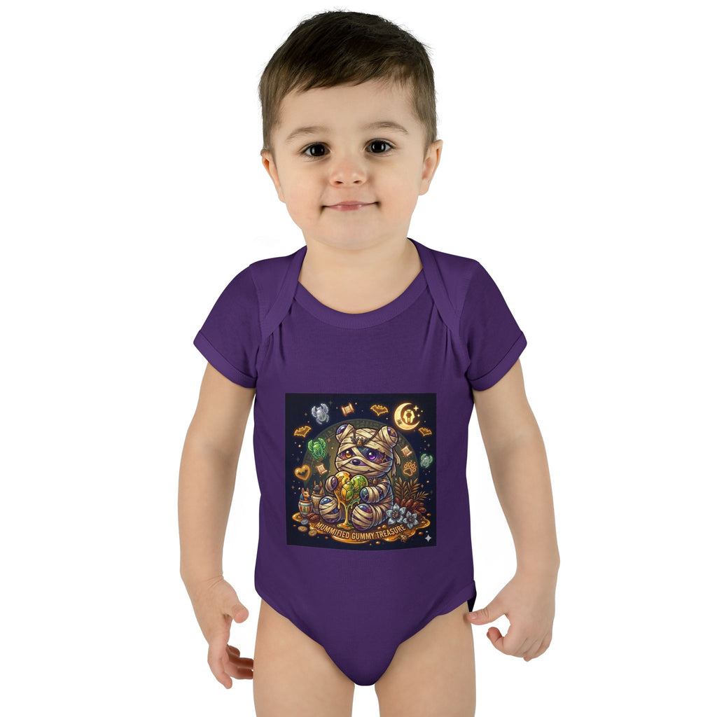 Infant Bodysuit - Cute Gooey Mummy Bear Halloween