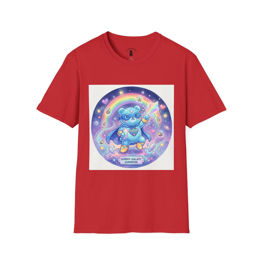 Mighty Super Crystal Gooey Gummy Bear- Kawaii Graphic T-Shirt