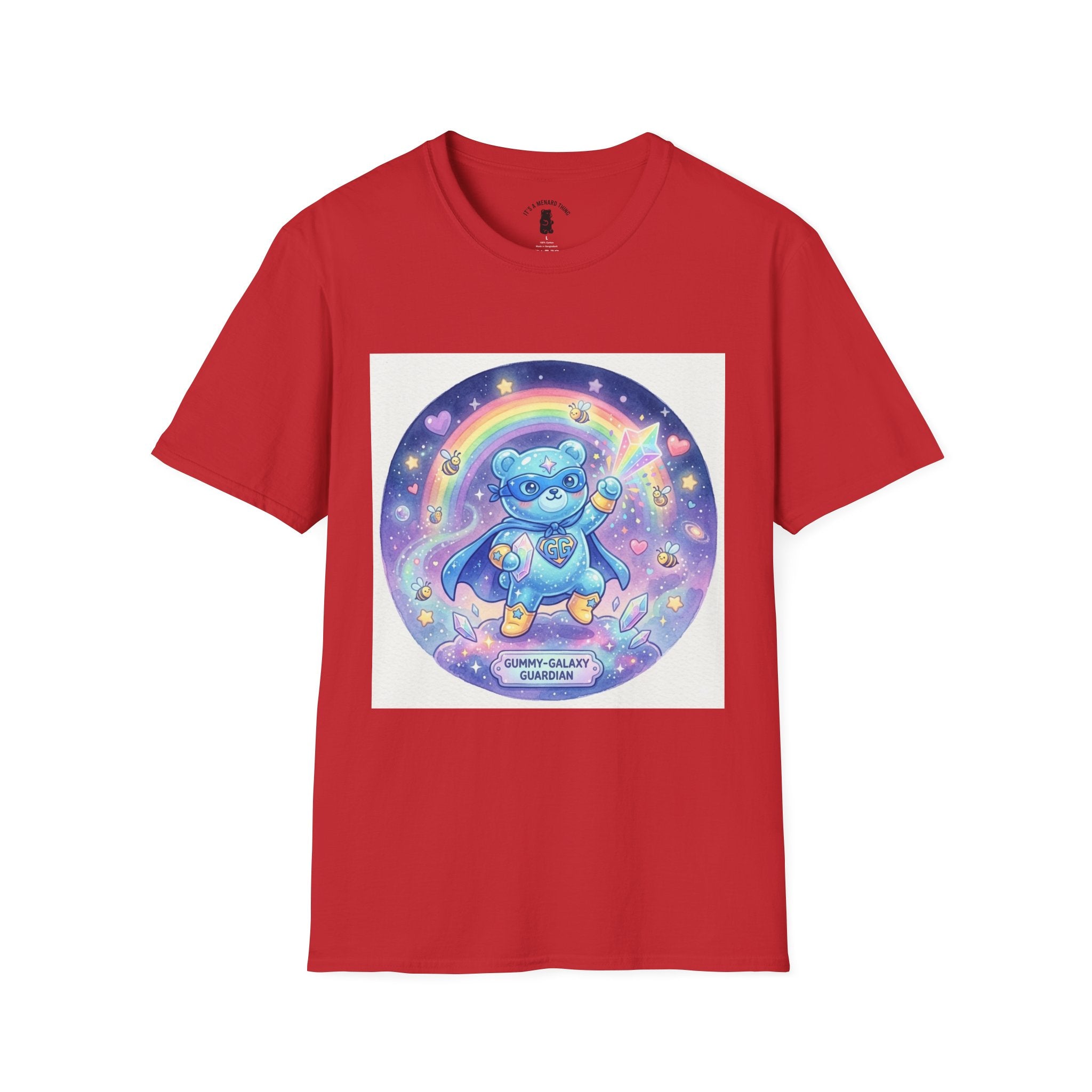Mighty Super Crystal Gooey Gummy Bear- Kawaii Graphic T-Shirt