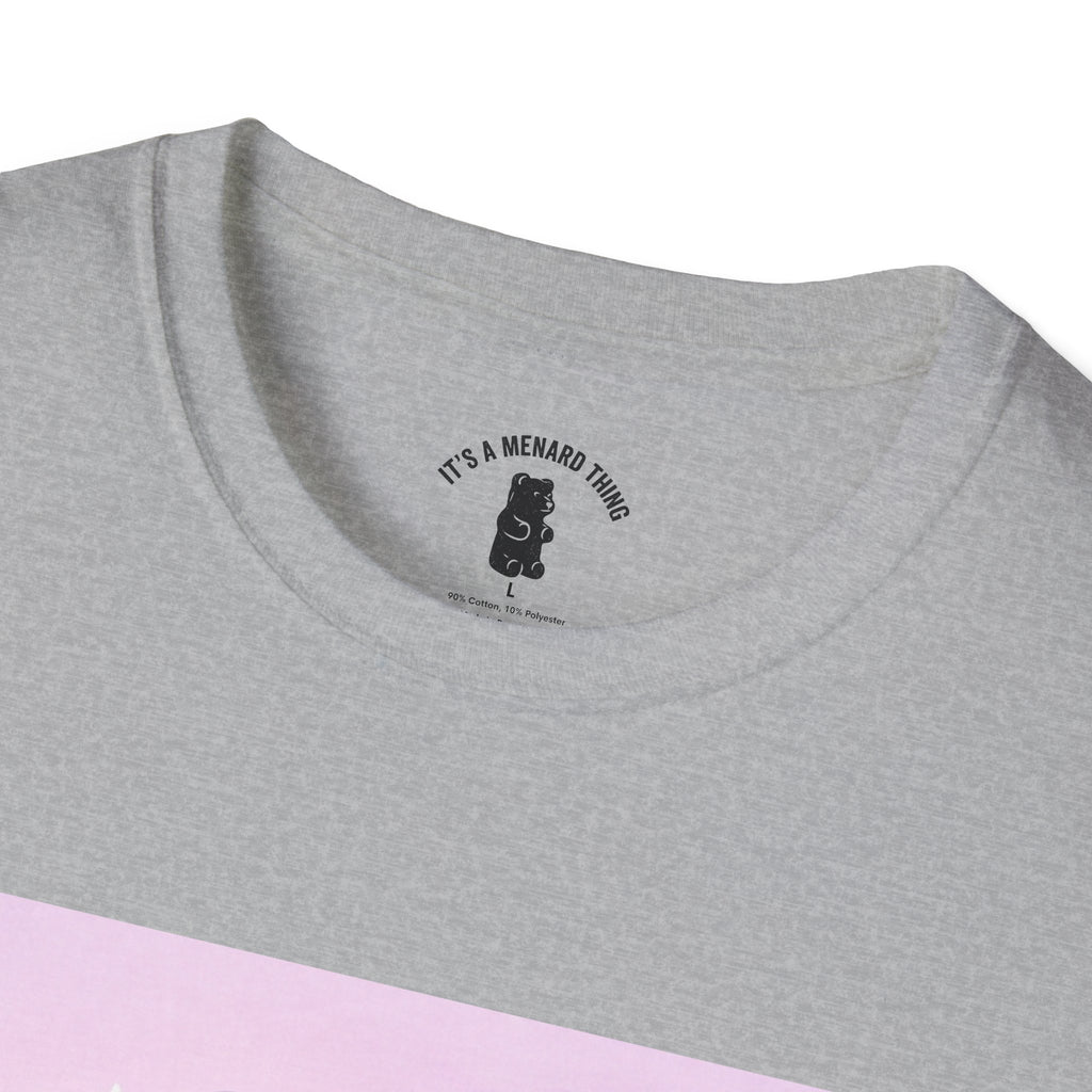 Cute Blue Iced Milkshake, Gooey Gummy Bear — Pastel Kawaii Graphic Tee
