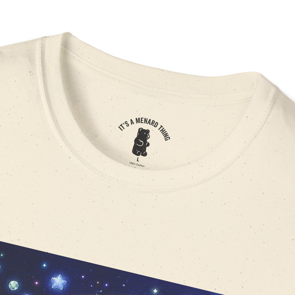 Rodeo Star, Golden Crstyal Gooey Gummy Bear- Kawaii Graphic T-Shirt