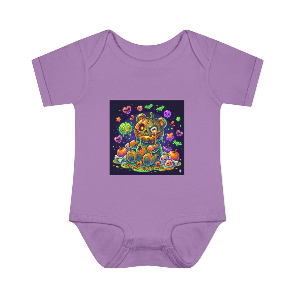 Halloween Pumpkin Head Gooey Gummy Bear - Infant Onesie