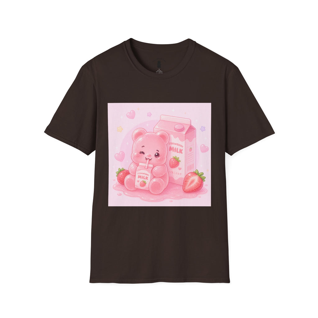 Strawberry Milk Gooey Gummy Bear T-Shirt