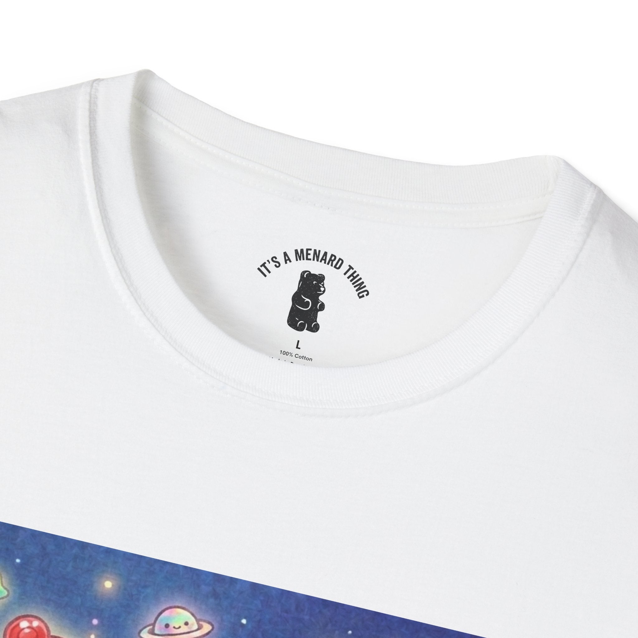 Think of Mars, Red Crystal Gooey Gummy Bear — Space Graphic T-Shirt