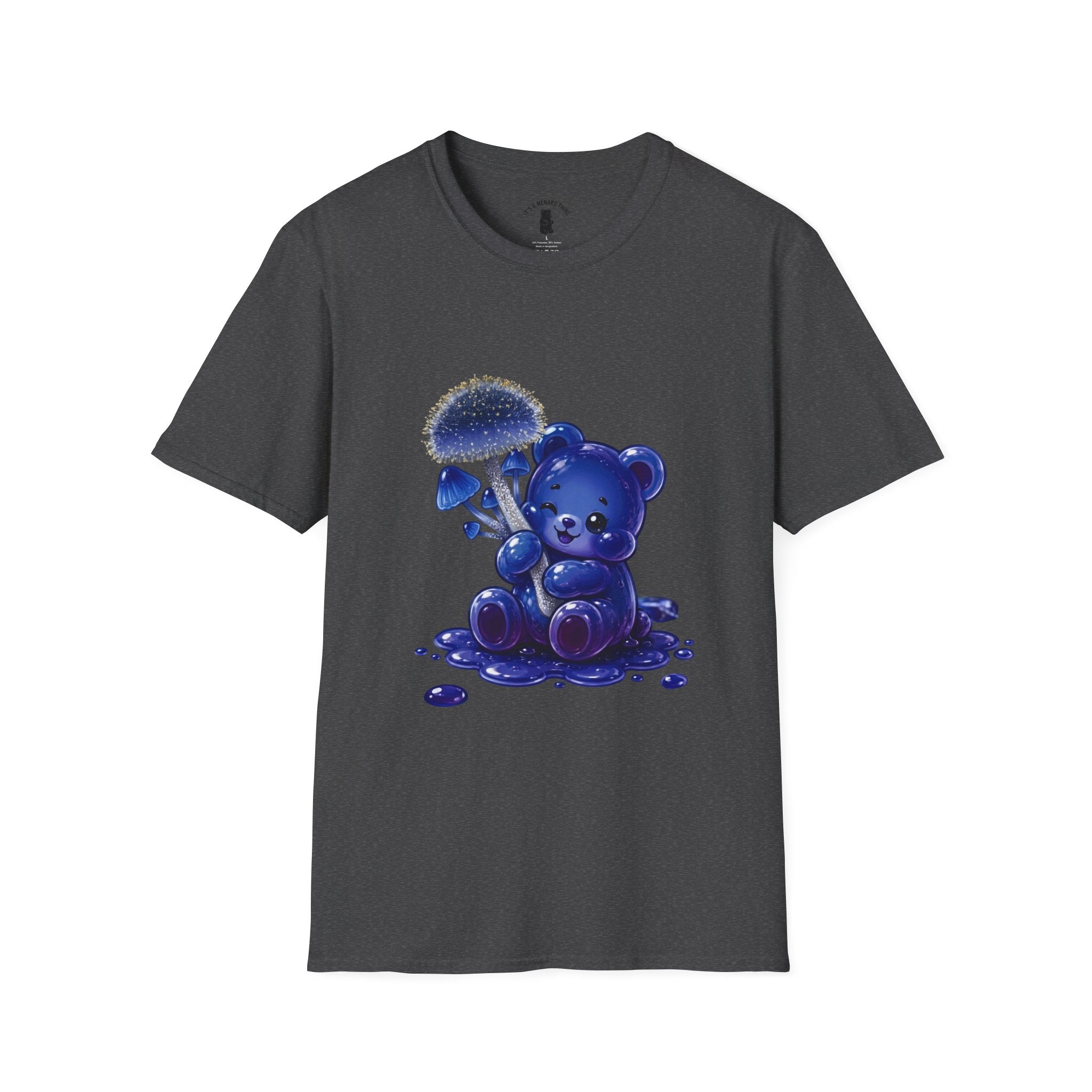 Special Small Blue Mushroom, Oozy Bears Gummy Friend- Graphic Shirt