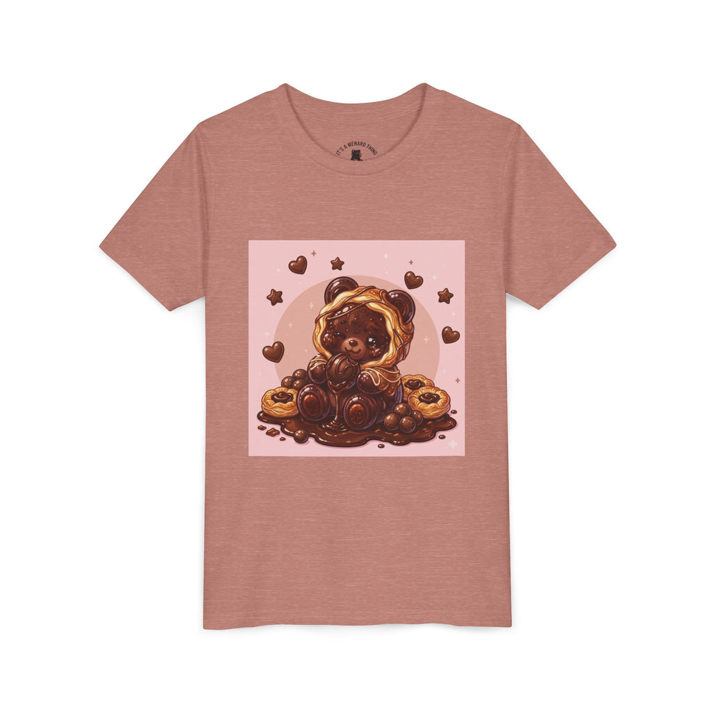 Chocolate Danish Gooey Gummy Bear Cute Kids Shirt