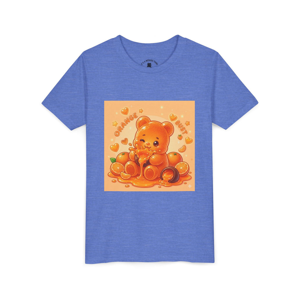 Gooey Orange Gummy Bear Graphic Tee for Kids