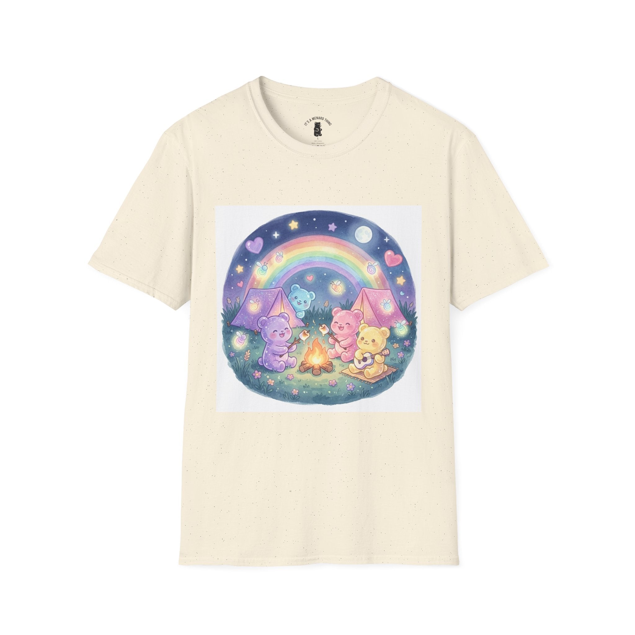 Campfire days and Toasted Marshmallows, Gooey Gummy Friends- Kawaii Graphic T-Shirt