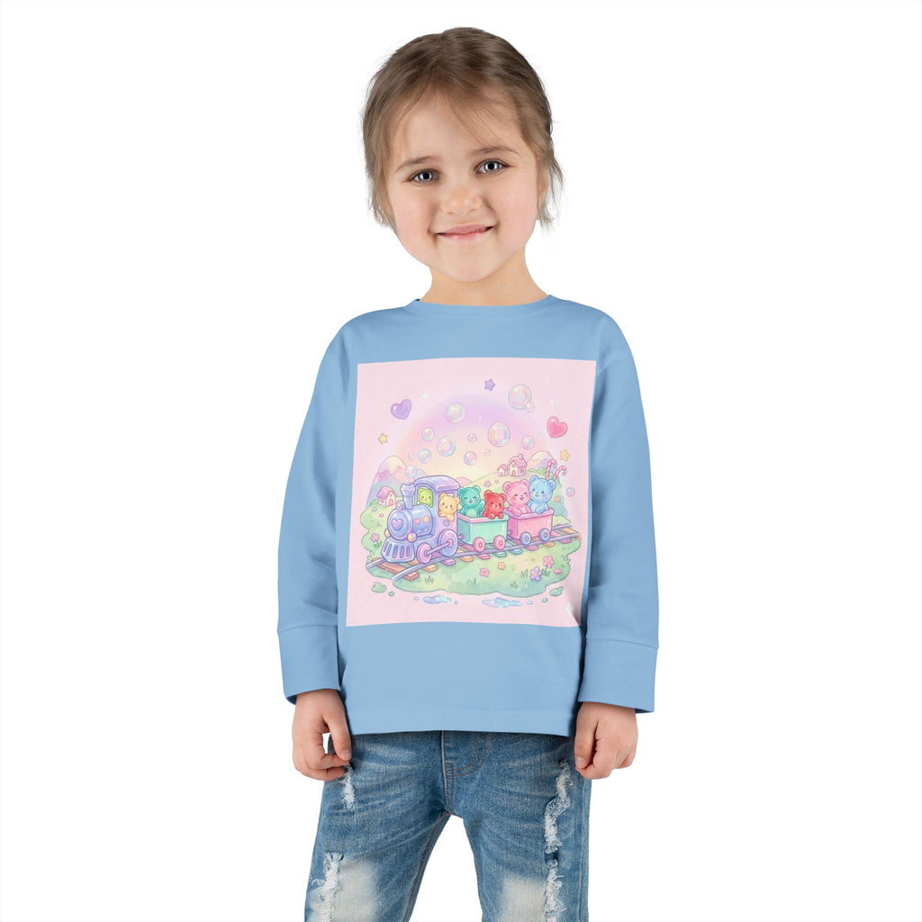 Choo-Choo Train with Friends, Oozy Bear Gummy Fun Trip- Graphic Long Sleeve Shirt