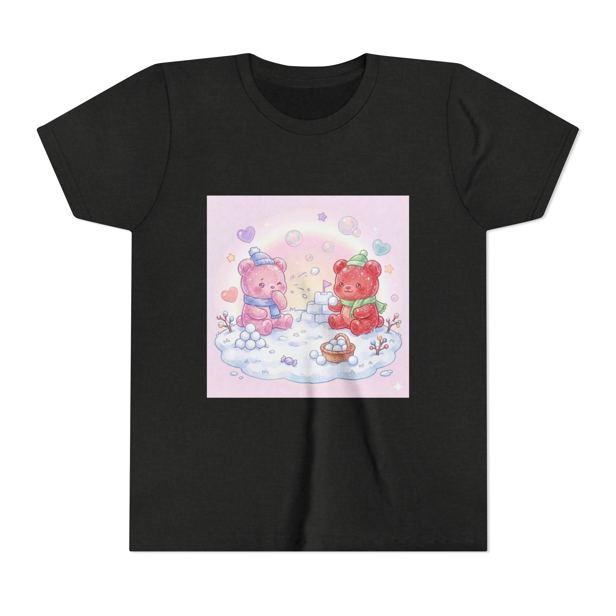 Duo Gooey Gummy Bear Snowball game T-Shirt