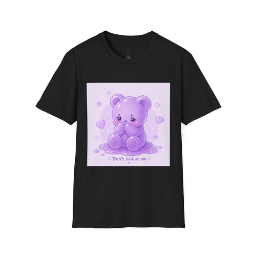 "Don't Look at Me" Shy gooey Gummy bear Kawaii T-Shirt