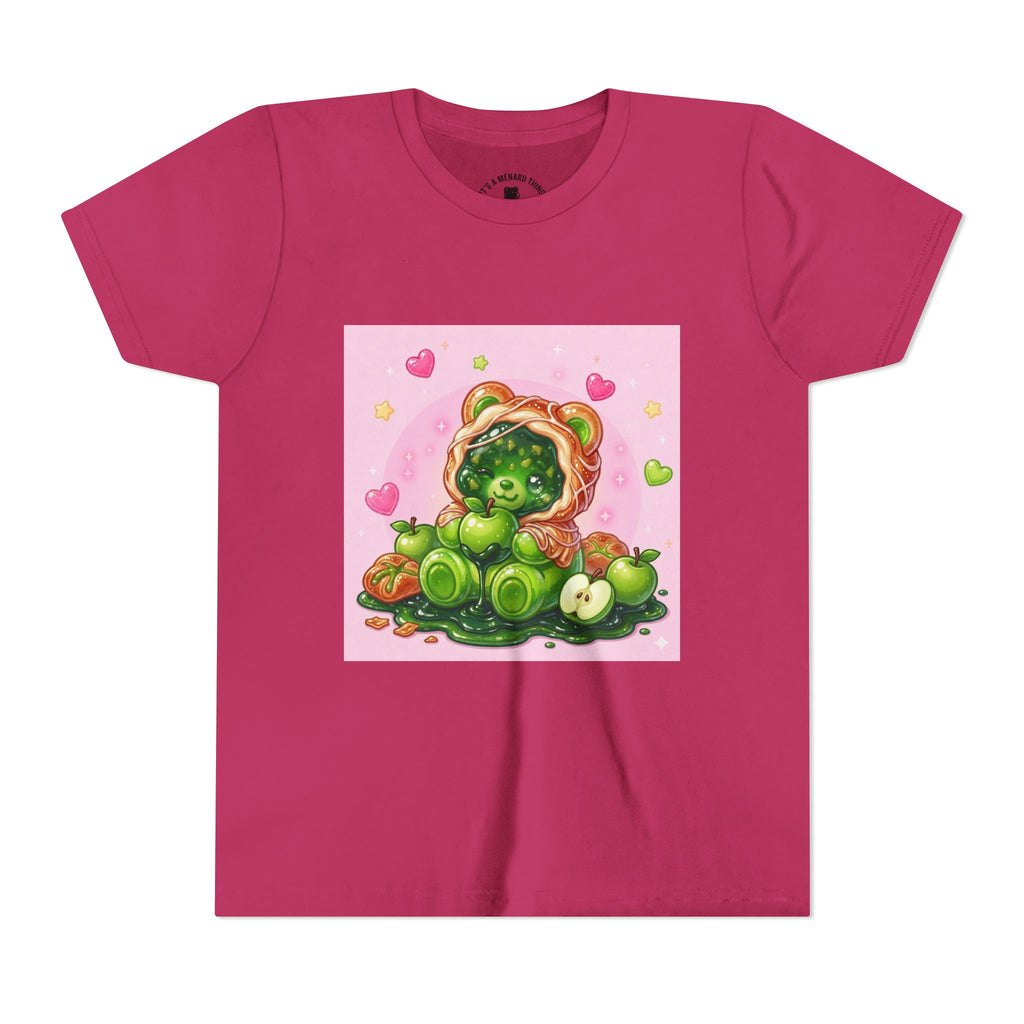 Cute Green Apple Gooey Gummy Danish Bear
