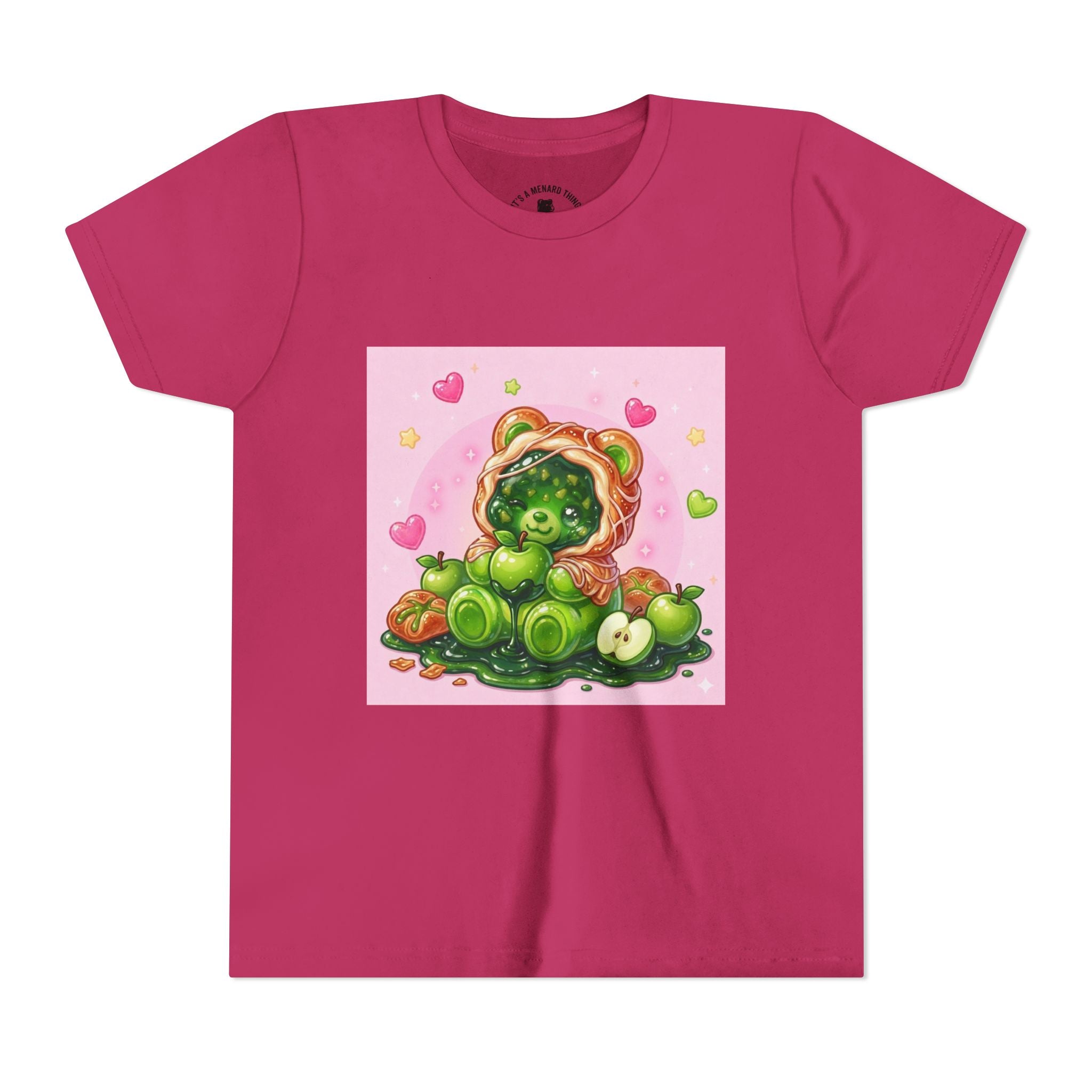 Cute Green Apple Gooey Gummy Danish Bear