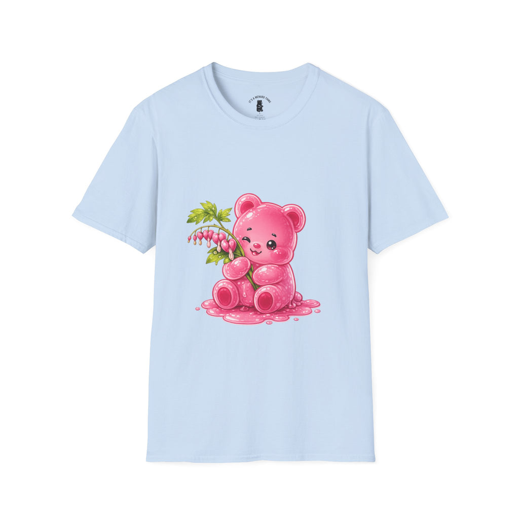 Praising Bleeding Hearts, Pink Oozy Bear Gummy Special- Graphic Shirt