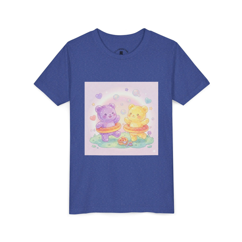 Friendship Peach ring Hula-Hoop Gooey Gummies- Graphic Kids T-Shirt
