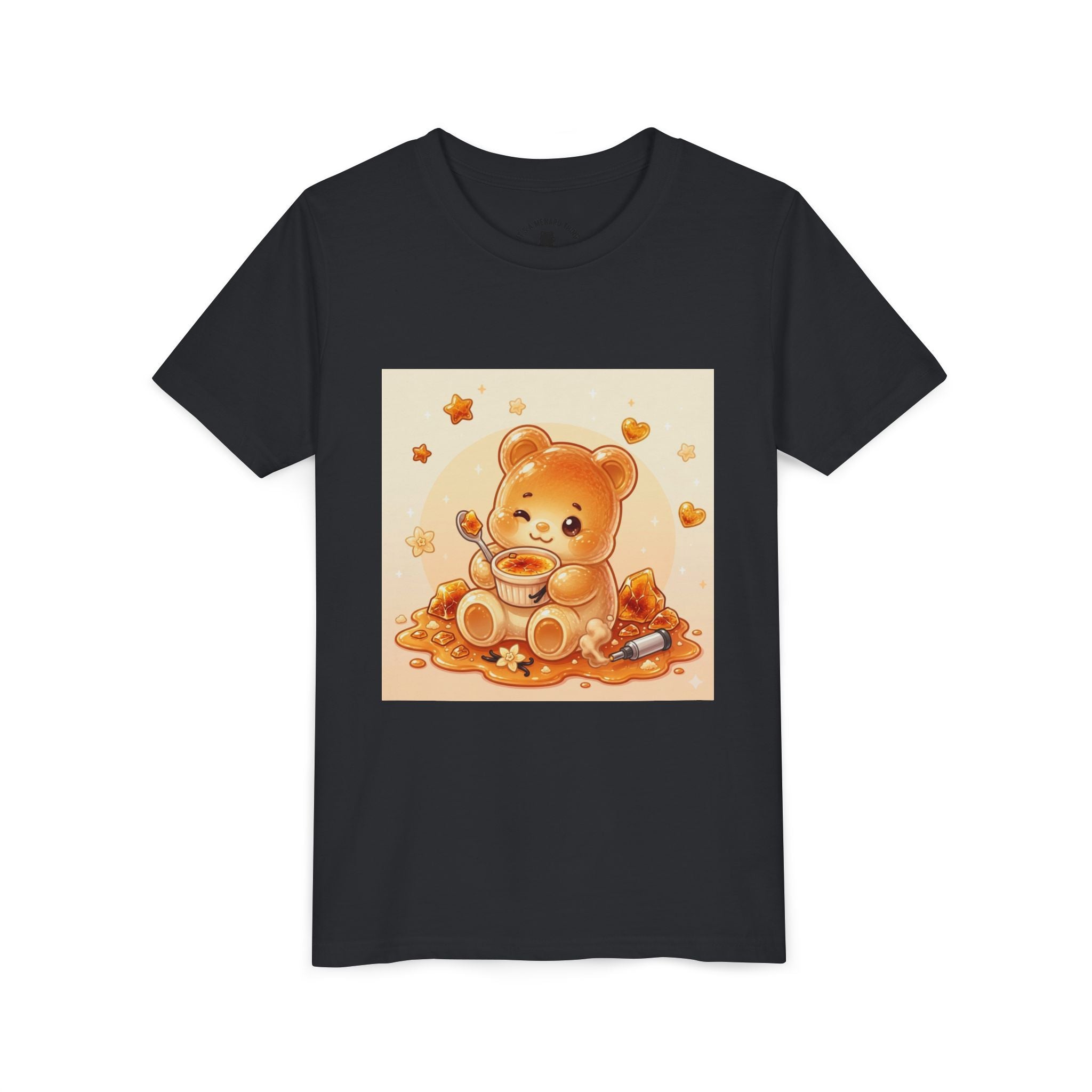 Cream Brulé Crunch Gooey Gummy Bear Graphic Youth Shirt