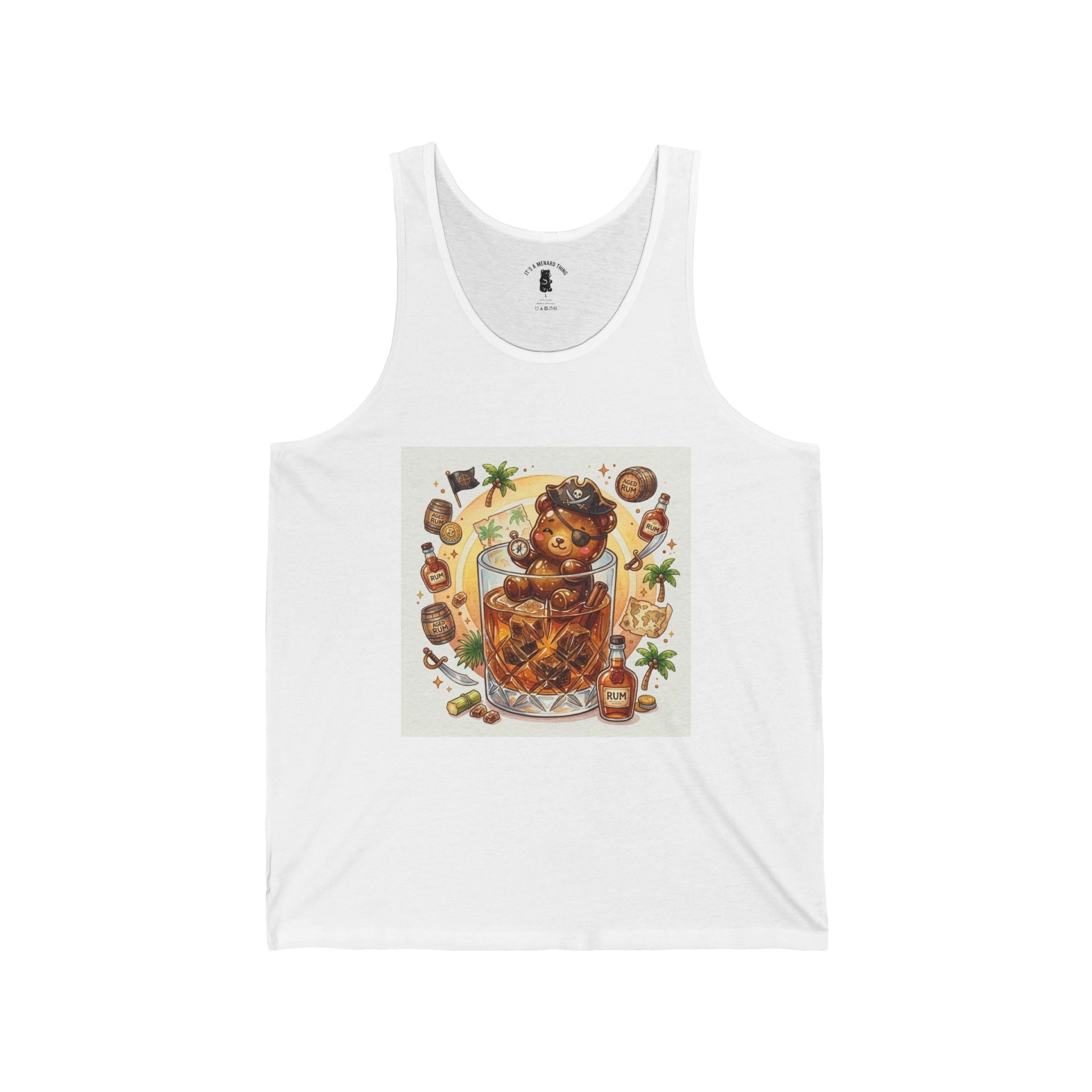 Special Pirate Rum, Boozy Gooey Gummy Bear — Kawaii Design Tank Top