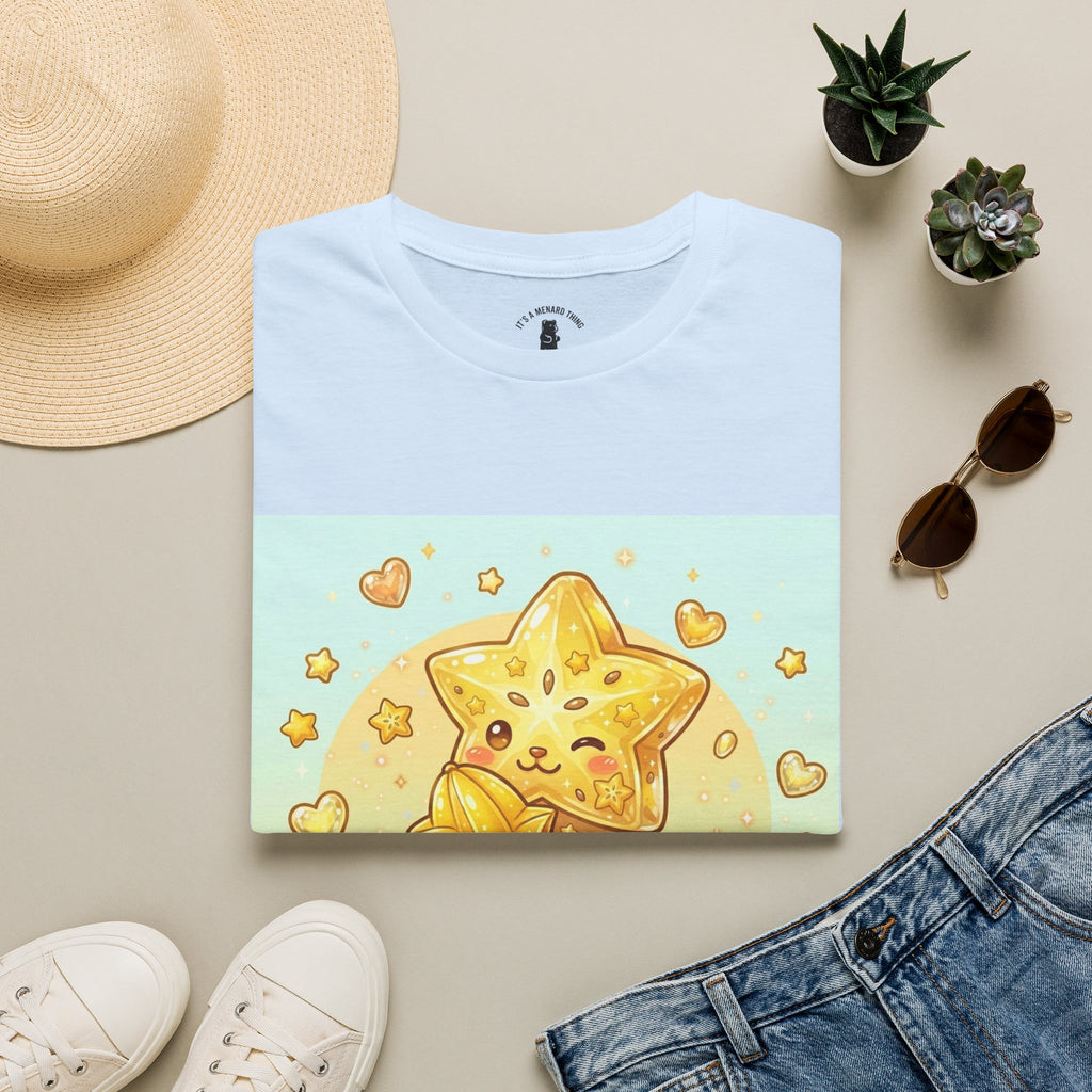 Star Fruit Special Exotic Fruit Oozy Bear Gummy Friend- Kawaii Graphic Shirt