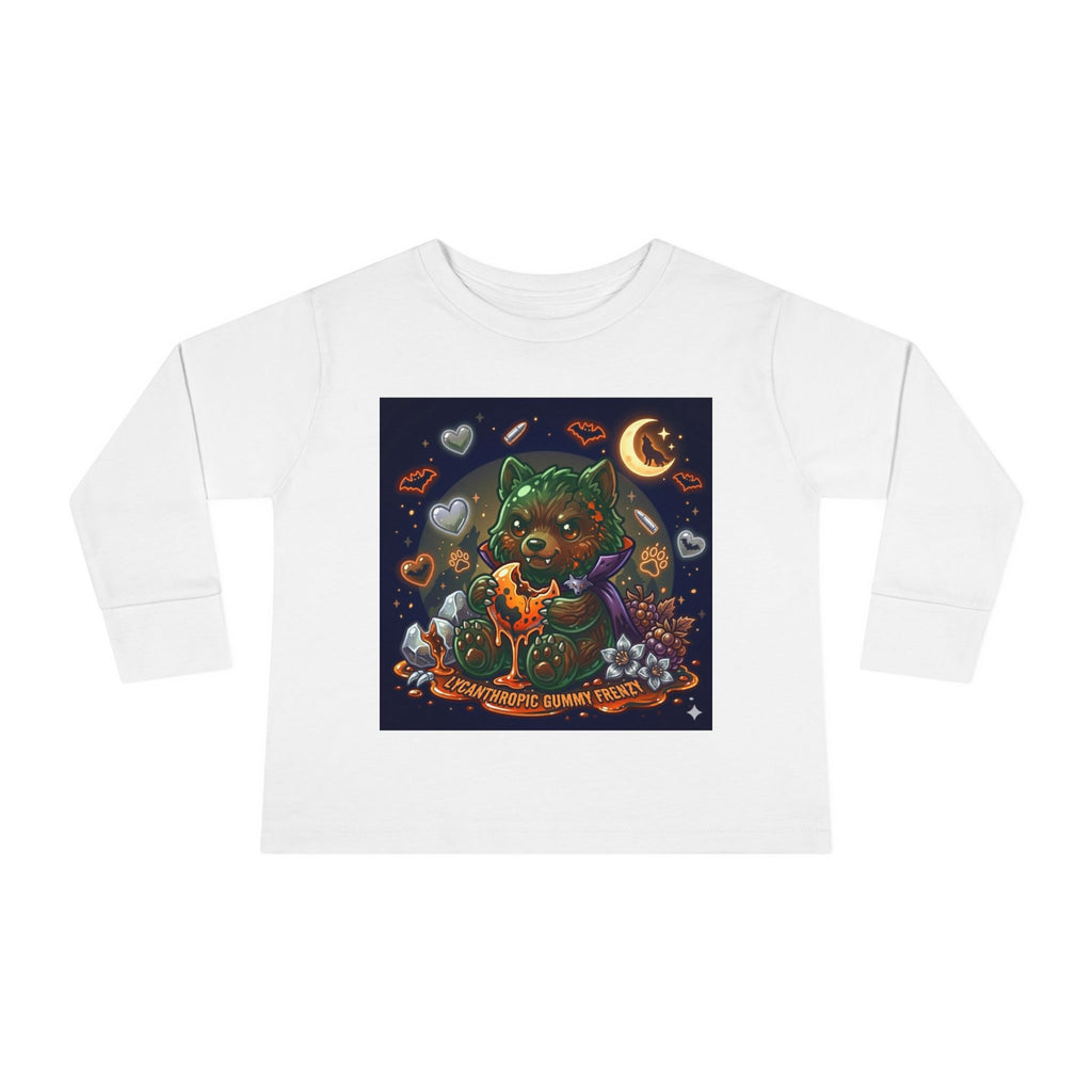 Werewolf Oozy Bear Gummy Halloween Special- Graphic Long Sleeve Shirt