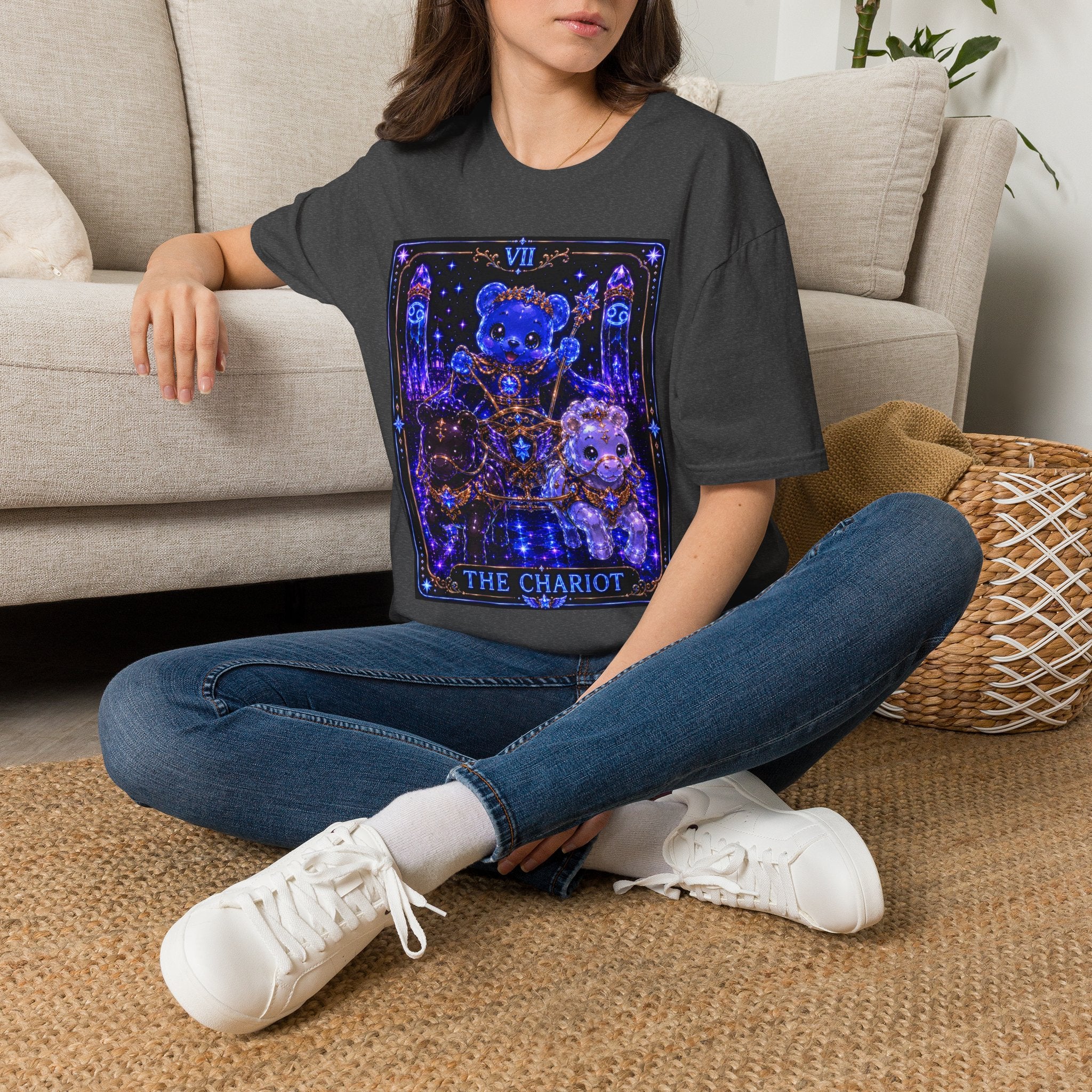 The Chariot Tarot Cosmic Oozy Bear Friend Special Addition- Graphic Shirt