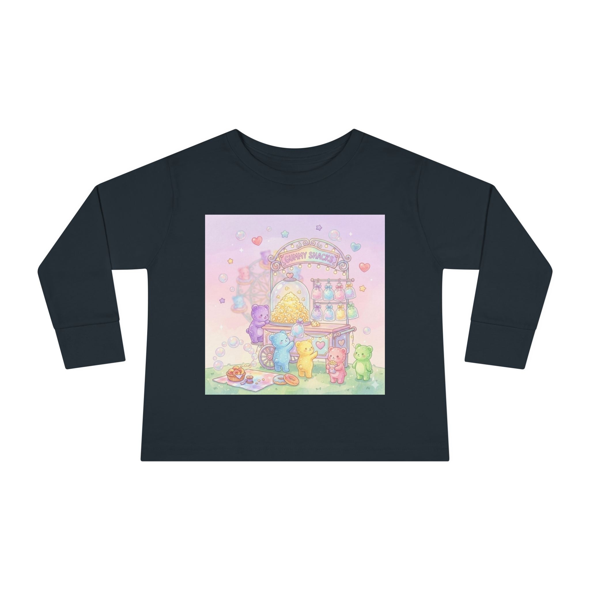 Special Candy Cart, Carnival Oozy Bear Friends- Graphic Long Sleeve Shirt