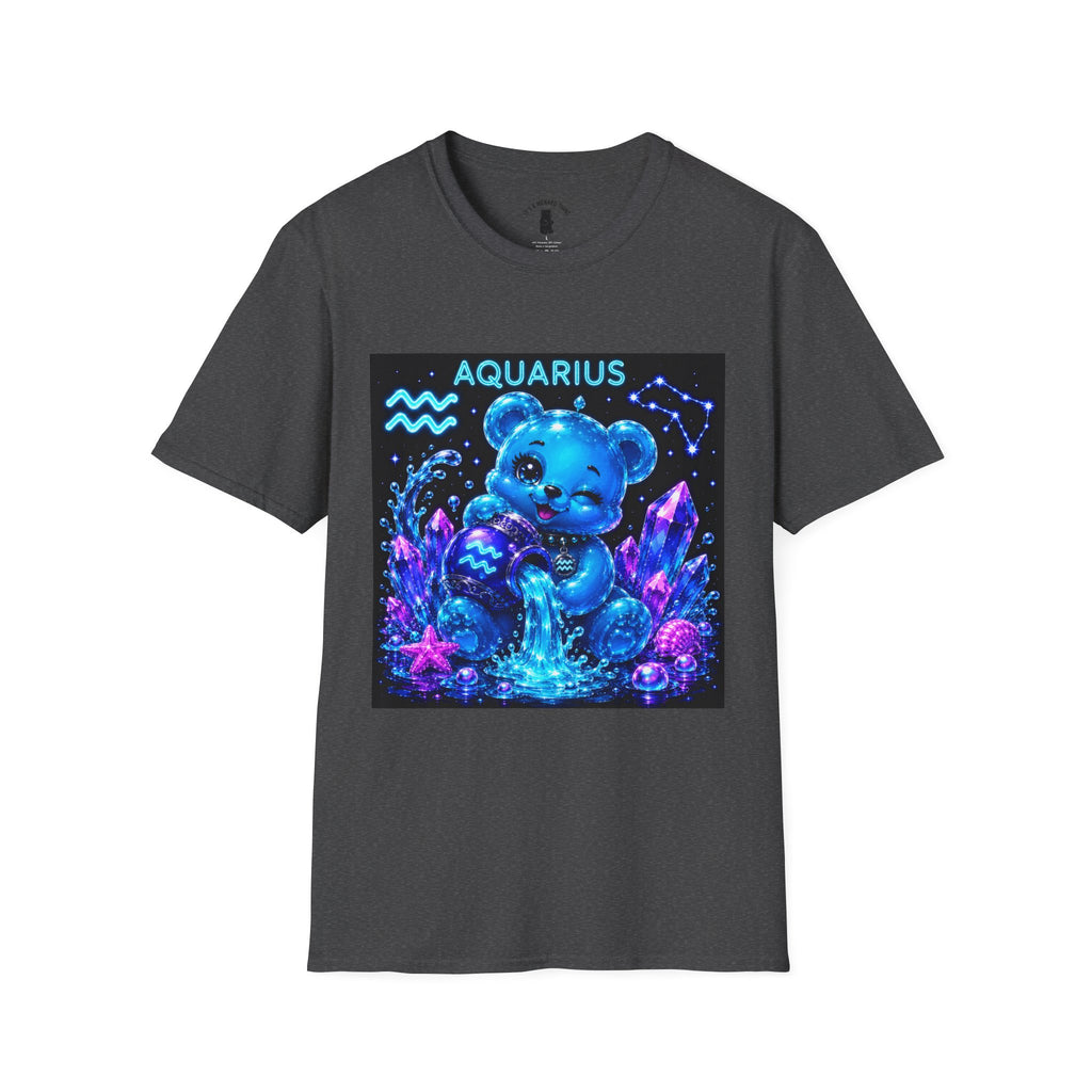 Aquarius Zodiac Astrology Oozy Bear Friend Special Addition- Graphic Shirt