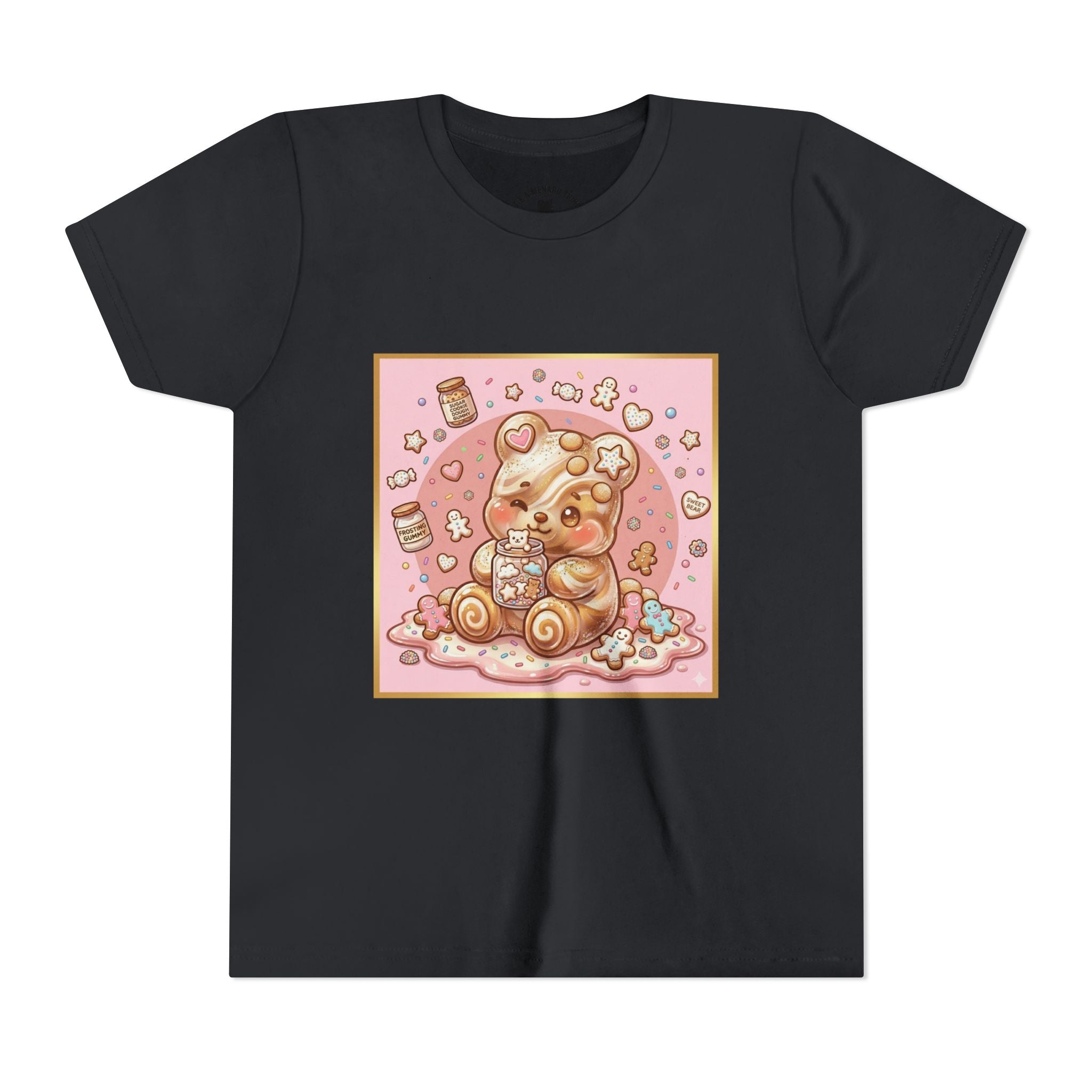 Sugar Frosted Holiday Cookie Gooey Gummy Bear Youth T-Shirt
