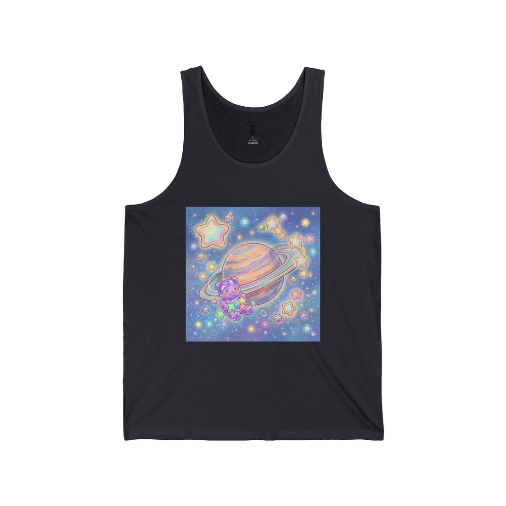 Ring-A-Round me Saturn, Special Purple Crystal Gooey Gummy Bear— Kawaii Graphic