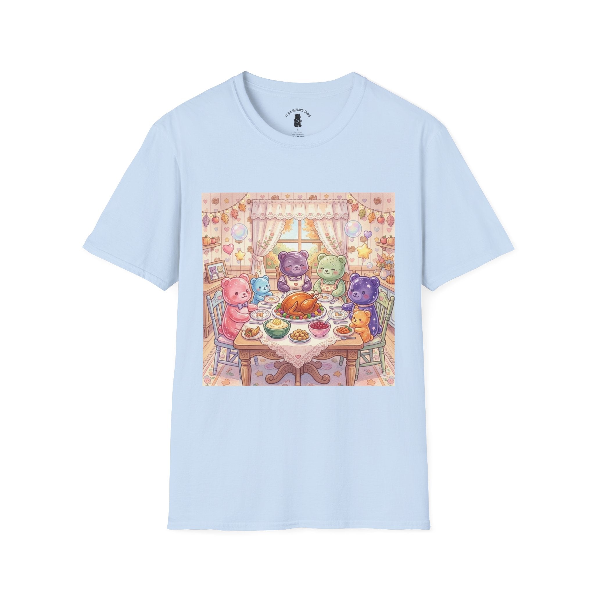 Thanksgiving with the Gummy family, Gooey Gummy Friends- Kawaii Graphic T-Shirt