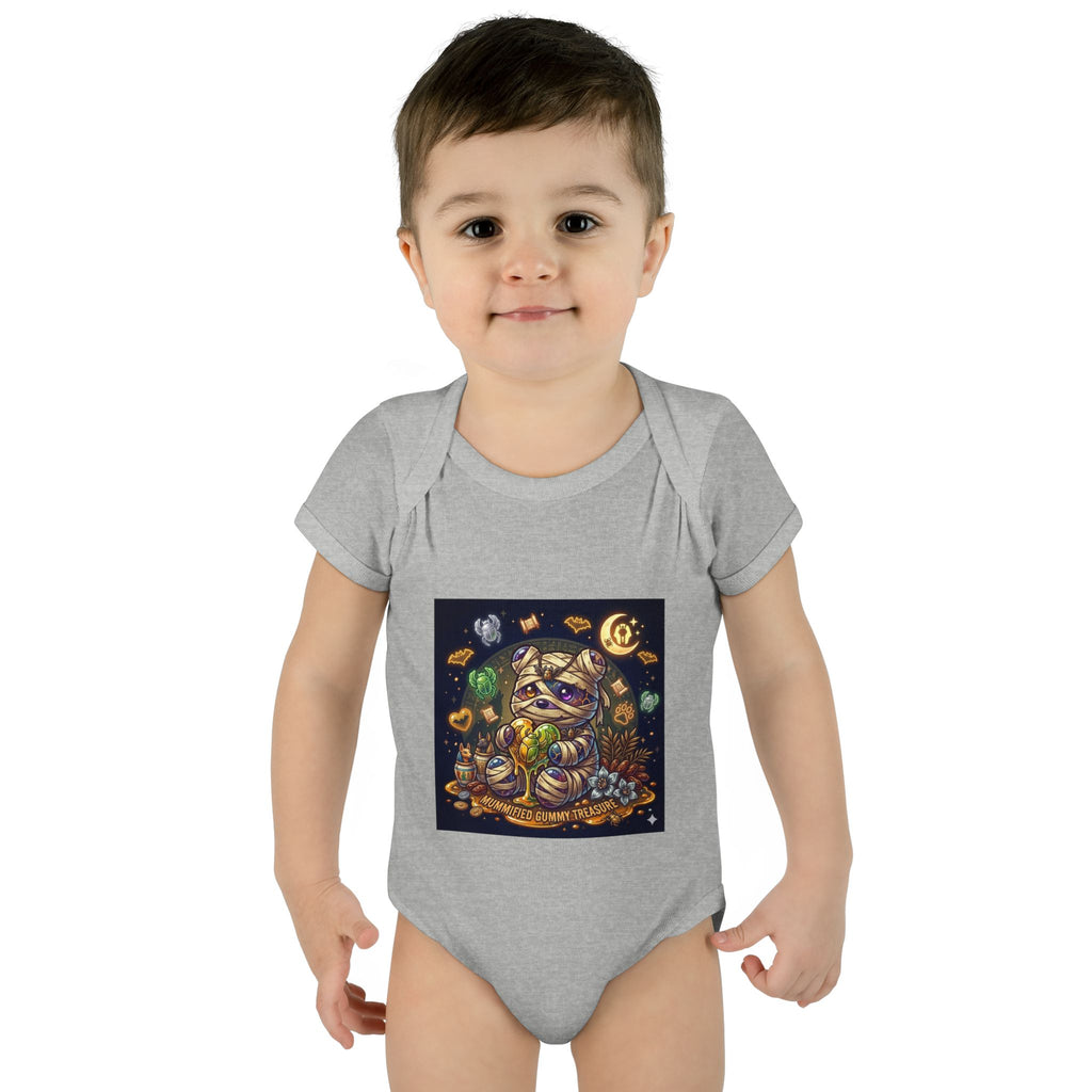 Infant Bodysuit - Cute Gooey Mummy Bear Halloween