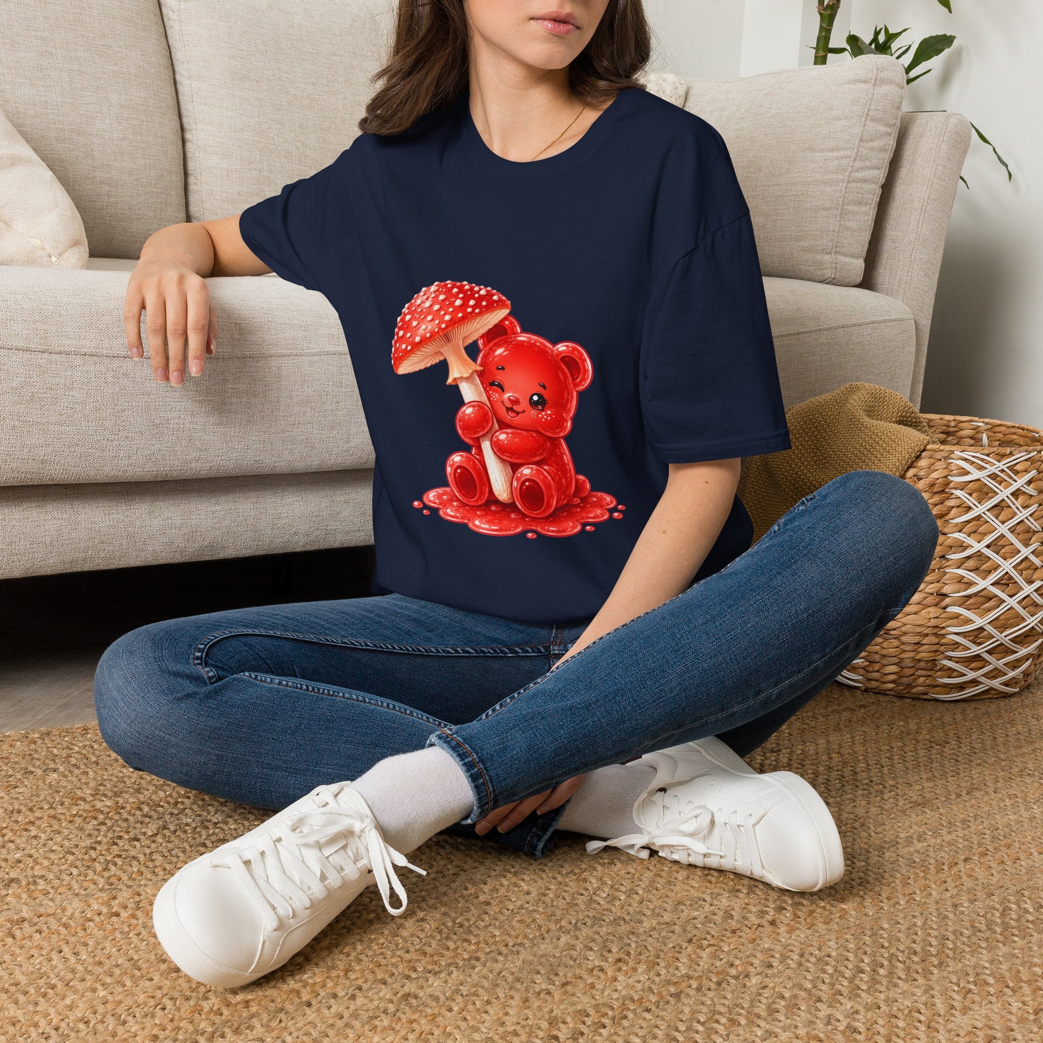 The Fly Agaric Fungi Special, Red Oozy Bear Gummy Friend- Graphic Shirt