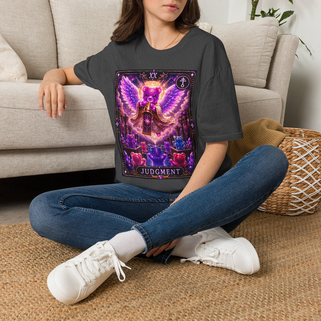Judgment Tarot Mystic Purple Angel Oozy Bear Gummy Special Addition- Graphic Shirt