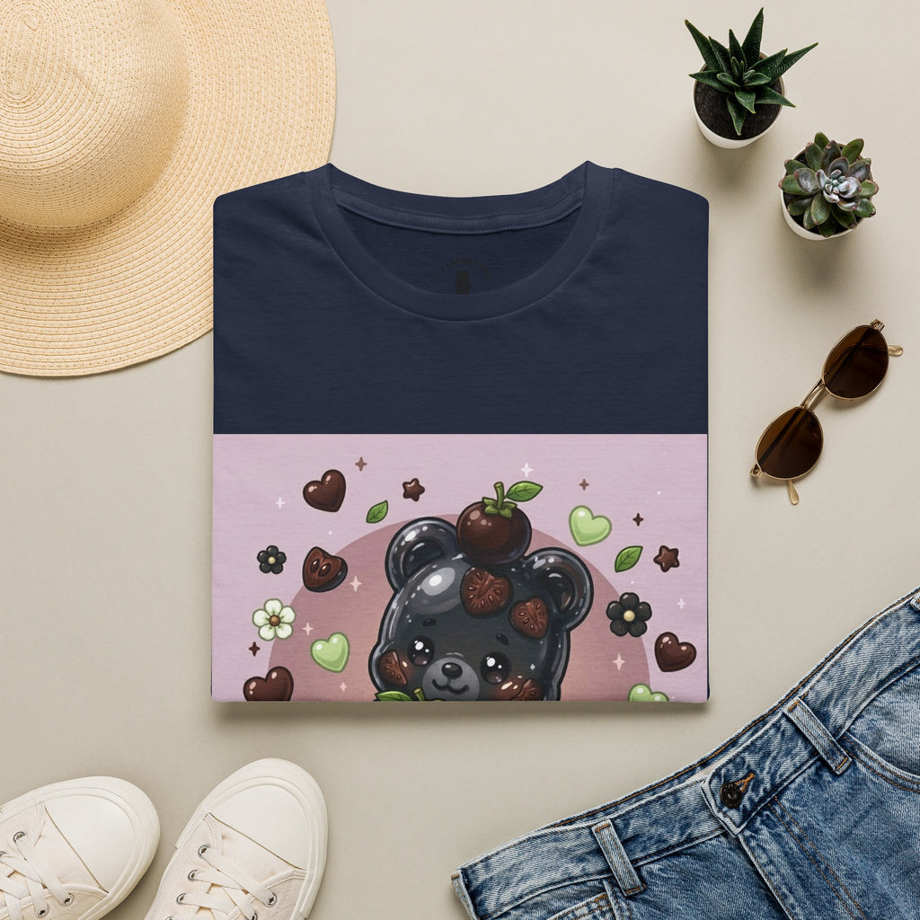 Special Black Sapote Fruit, Exotic Oozy Gummy Bear — Kawaii Graphic Shirt