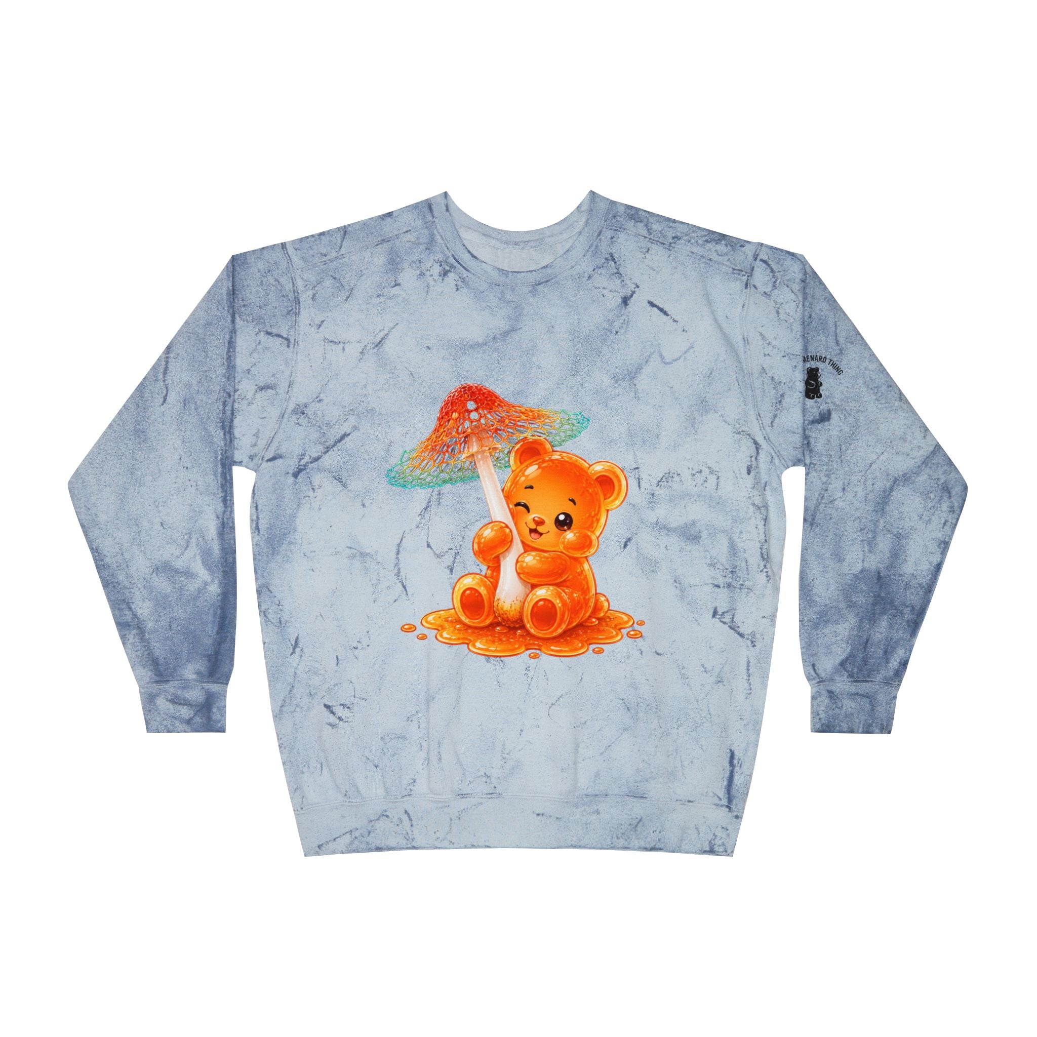 Special Mushroom, Pretty Gooey Gummy Bear Friend -Kawaii Graphic Tie-Dye