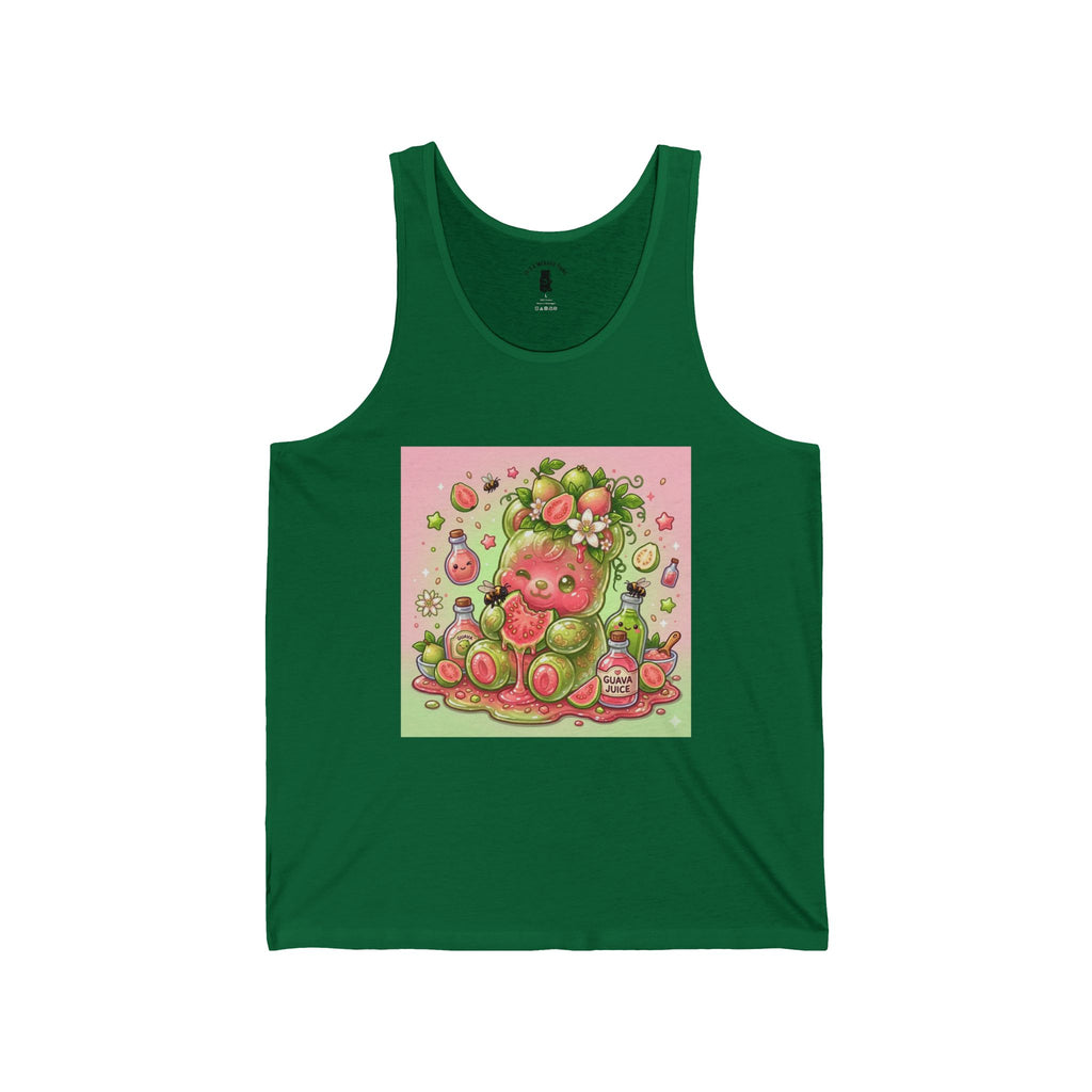 Sweet Gauva Fruit, Exotic Fruit Gooey Gummy Bear-Kawaii Graphic Tank Top