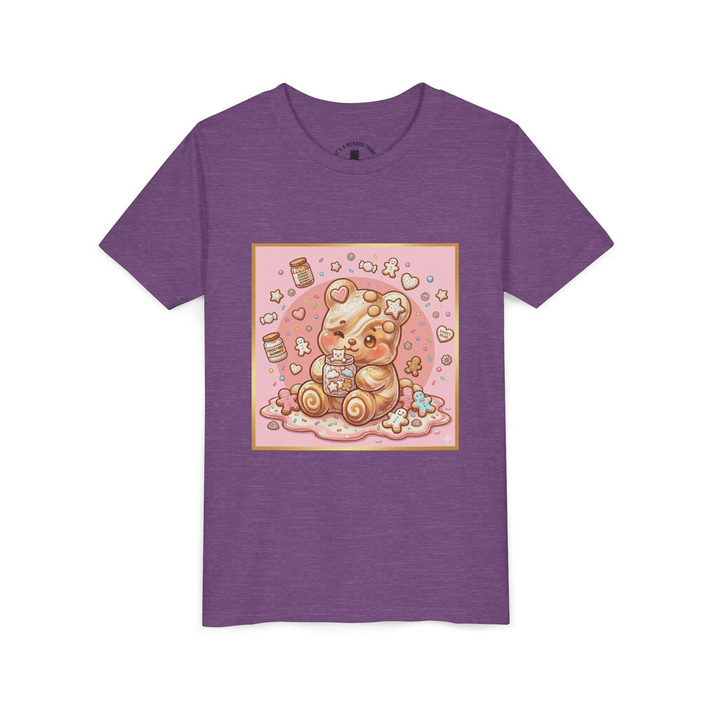 Sugar Frosted Holiday Cookie Gooey Gummy Bear Youth T-Shirt