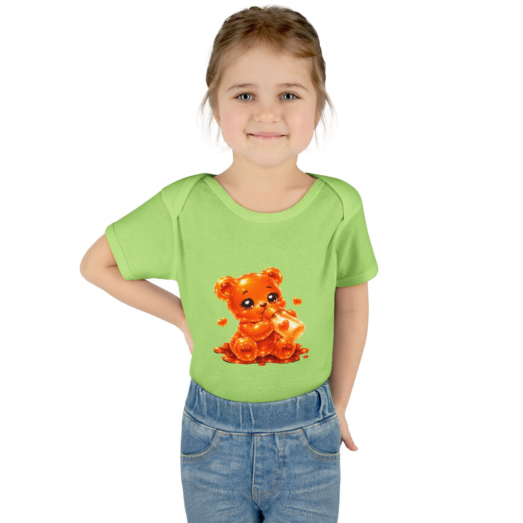 Snack Time, Oozy Baby Gummy Bear Cutie Special Addition- Graphic Onesie