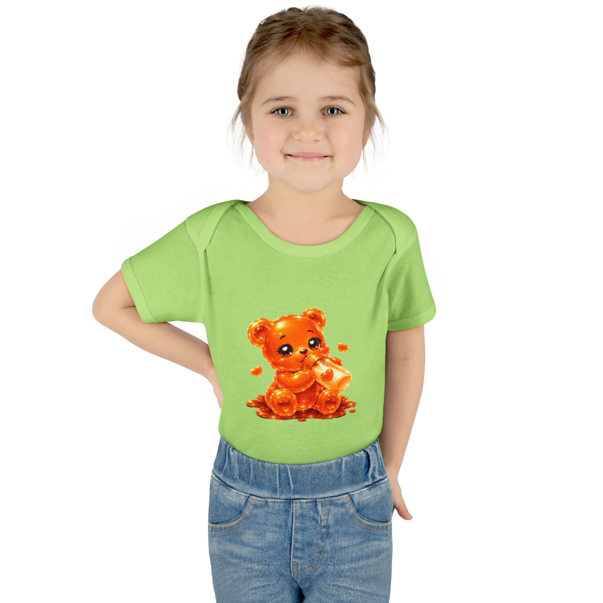 Snack Time, Oozy Baby Gummy Bear Cutie Special Addition- Graphic Onesie